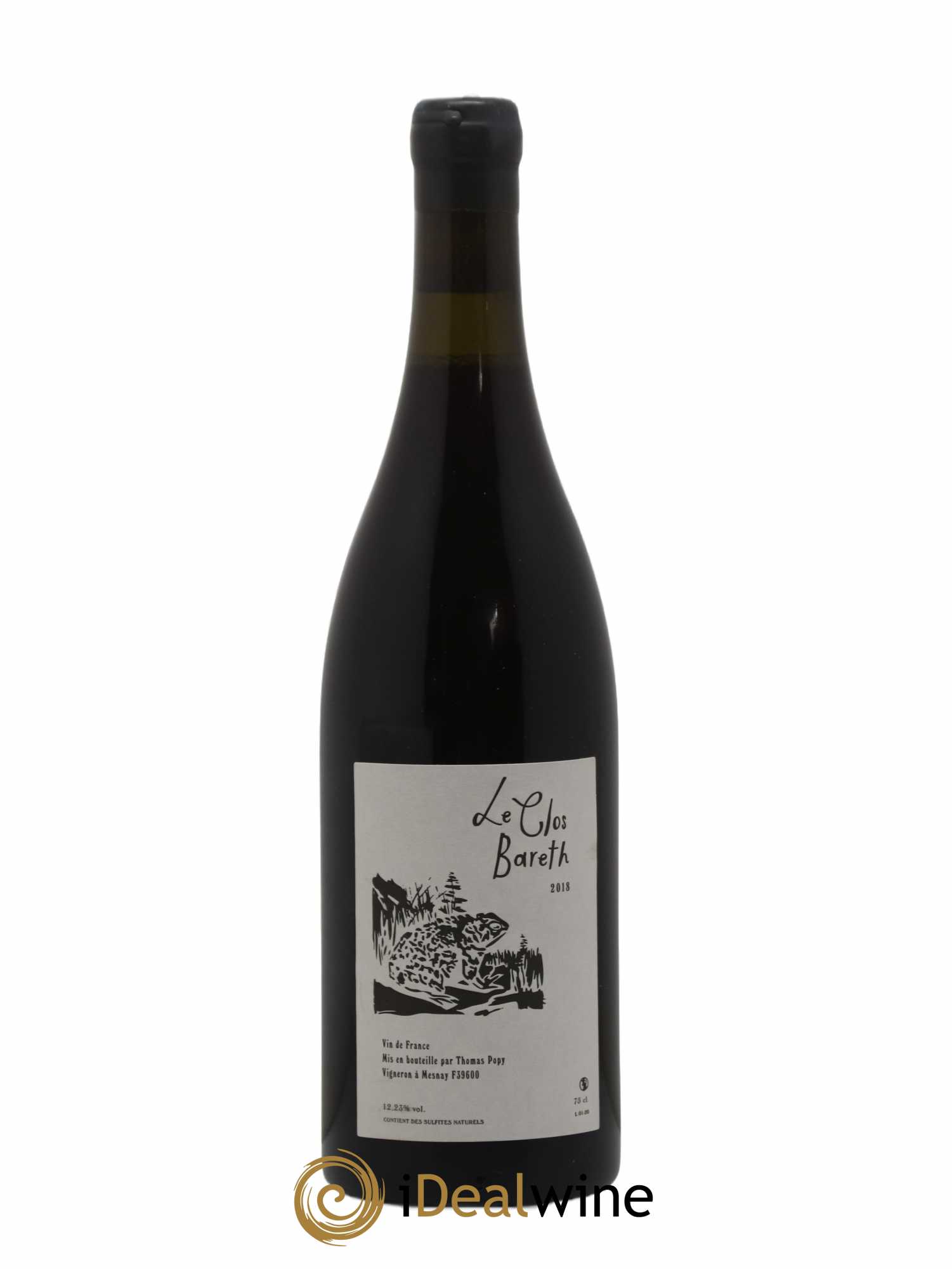 Vin de France Clos Bareth Thomas Popy 2018 - Lot de 1 bouteille - 0