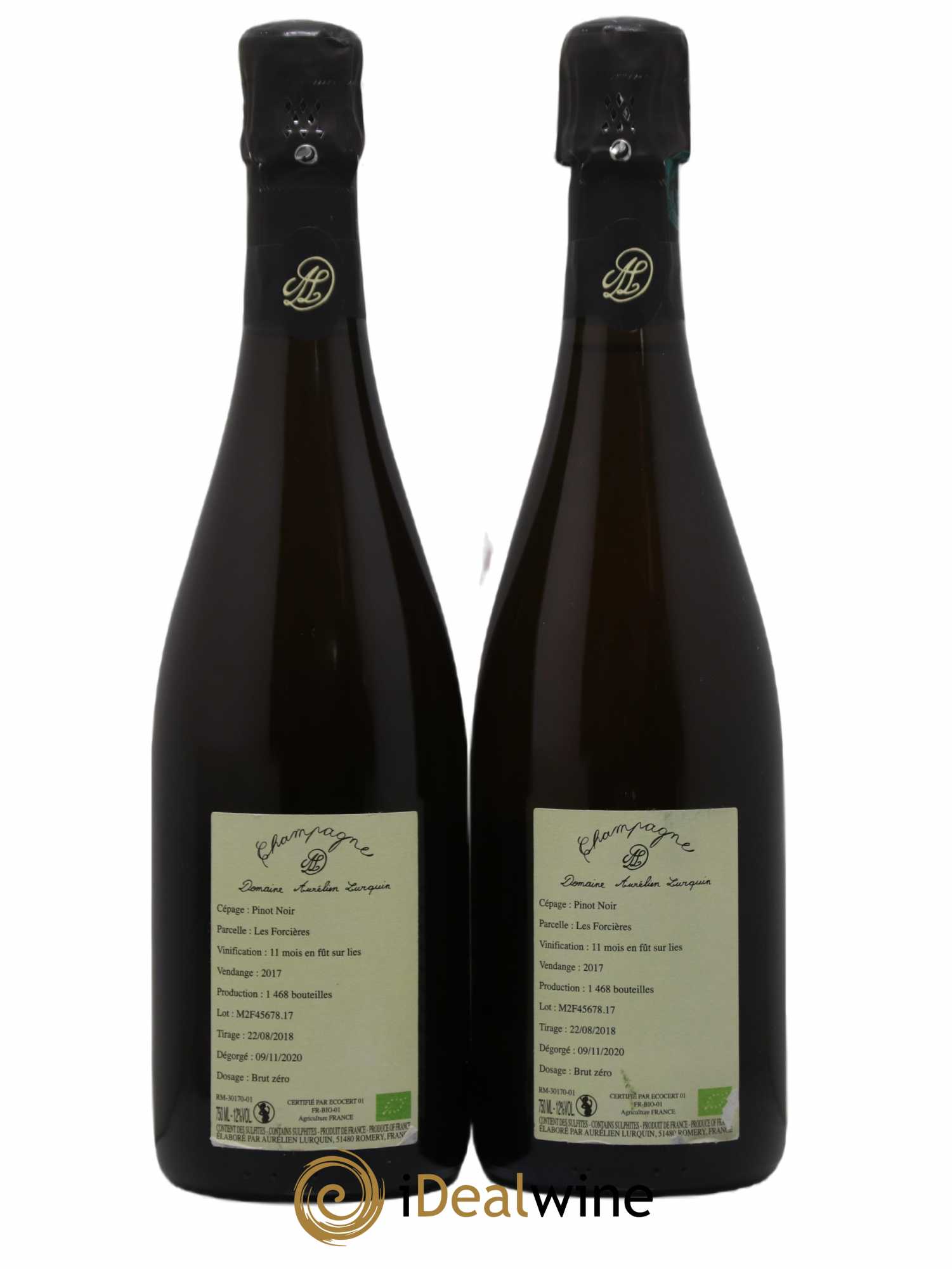 Pinot Noir Les Forcières Aurélien Lurquin 2017 - Lot de 2 bouteilles - 1