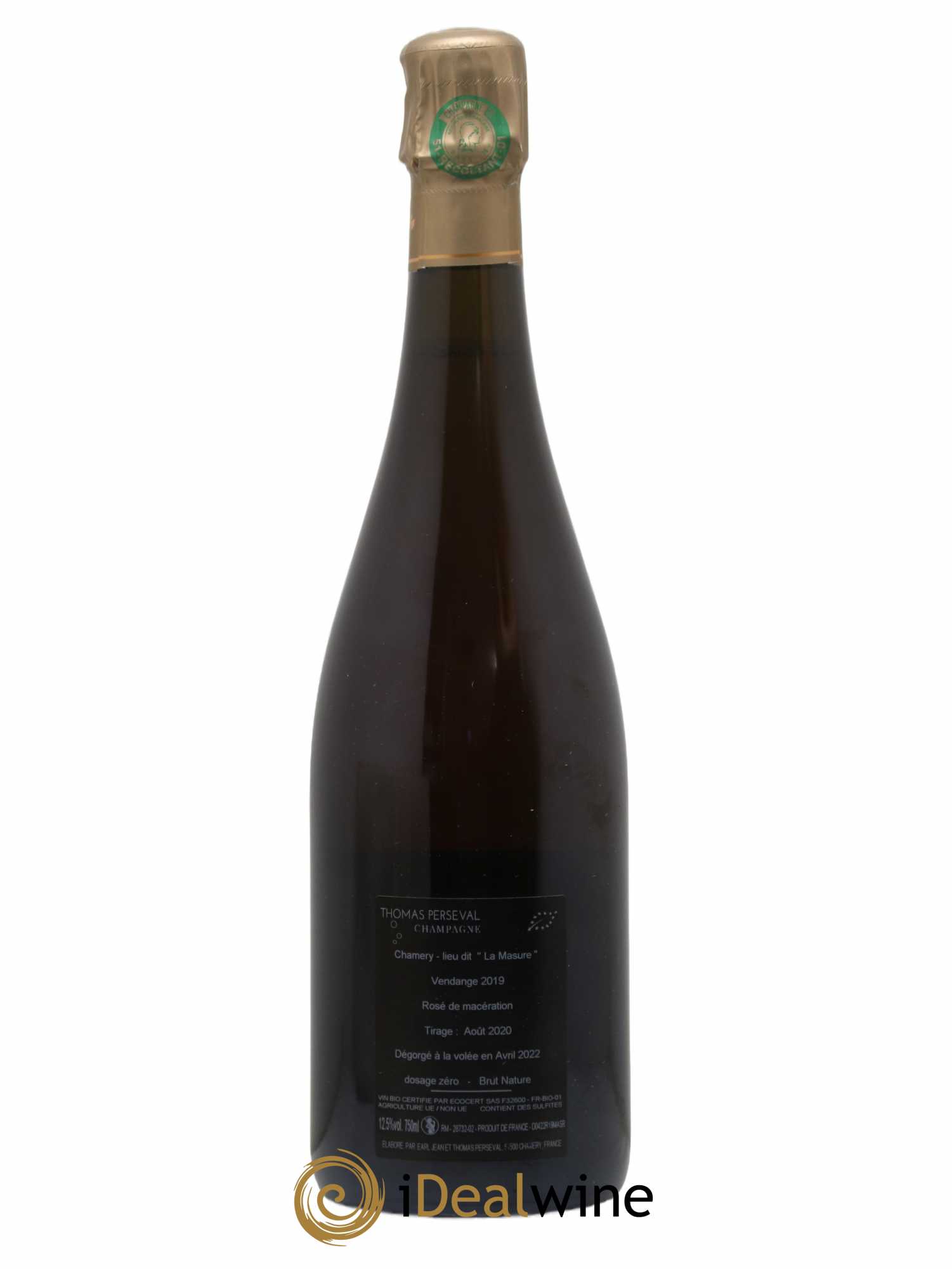 Champagne - La Masure Thomas Perseval 2019 - Lot de 1 bouteille - 1