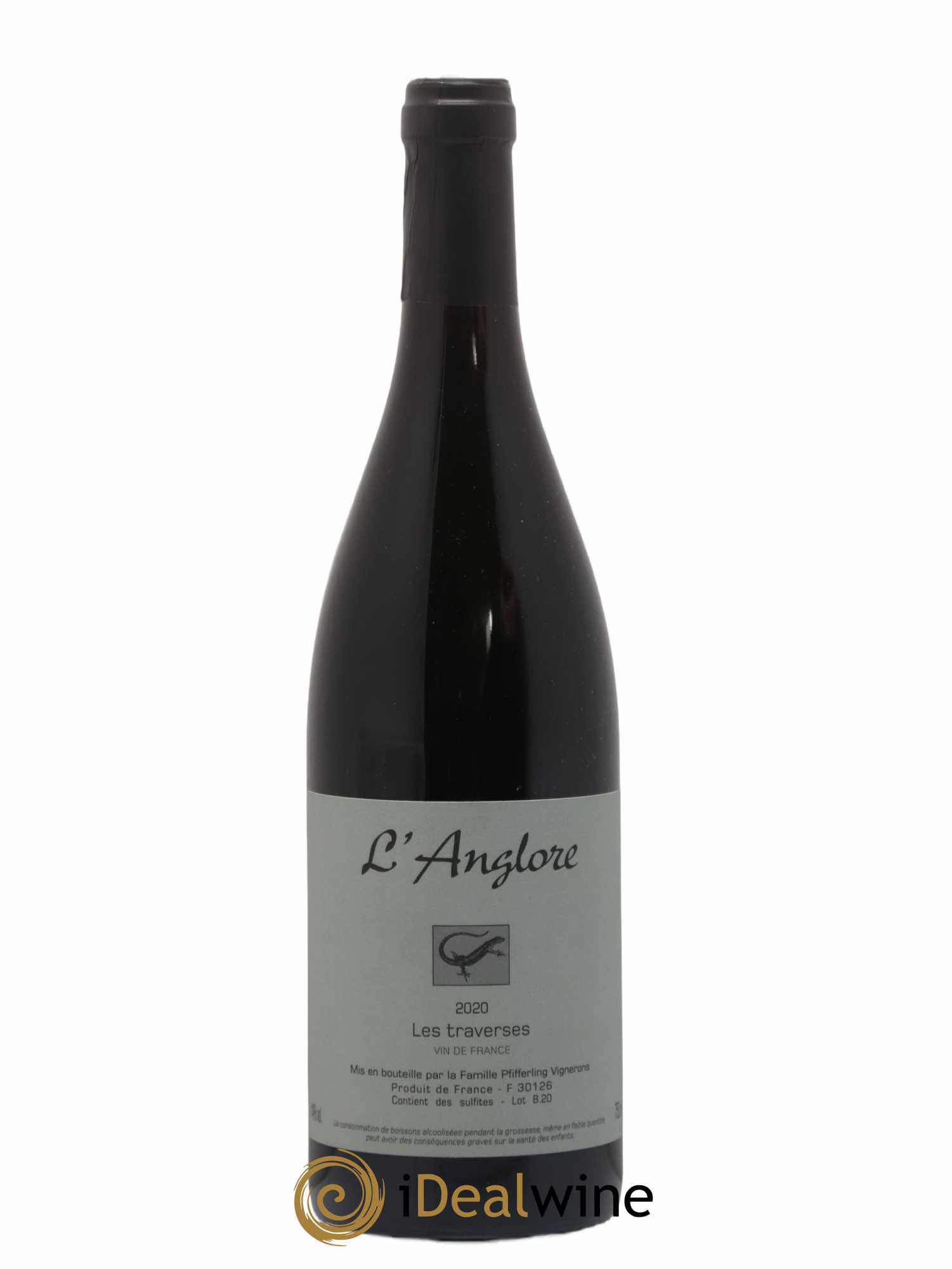 Vin de France Les Traverses L'Anglore 2020 - Lot de 1 bouteille - 0