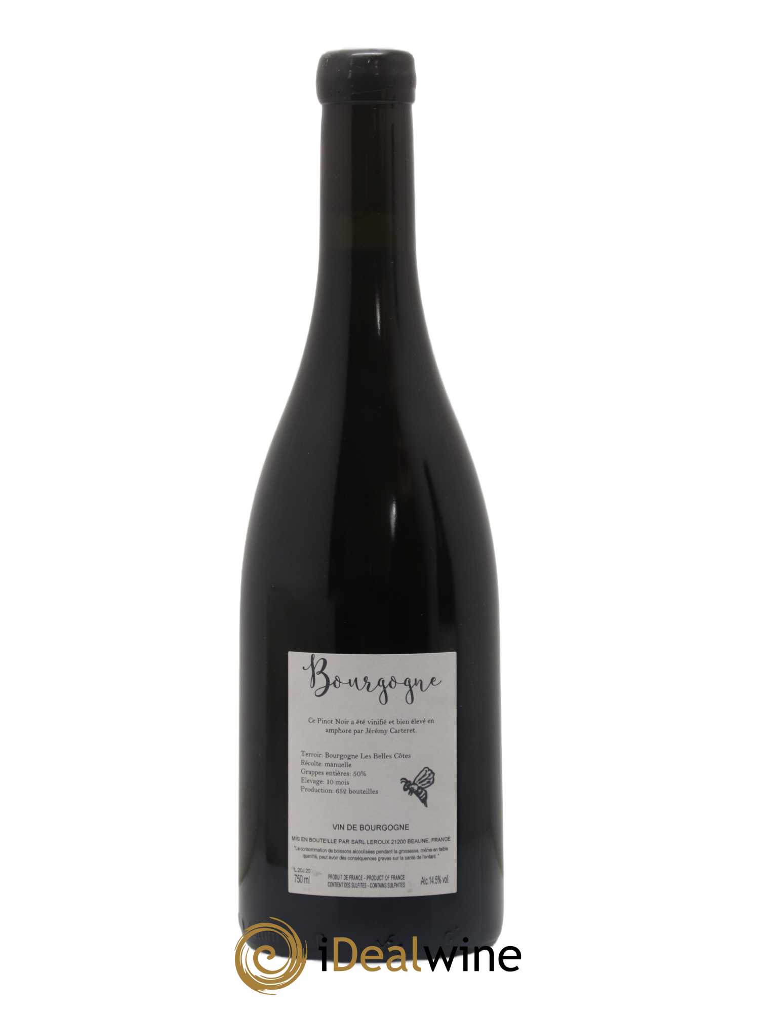 Bourgogne Les Belles Côtes Jeremy Carteret 2020 - Posten von 1 Flasche - 1