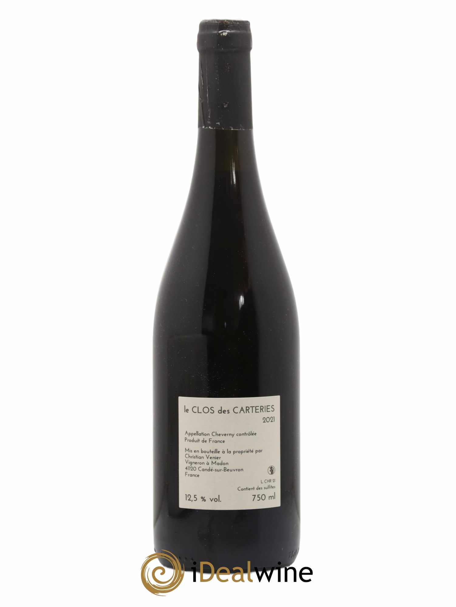 Cheverny Les Clos des Carteries Christian Vénier  (senza prezzo di riserva) 2021 - Lotto di 1 bottiglia - 1