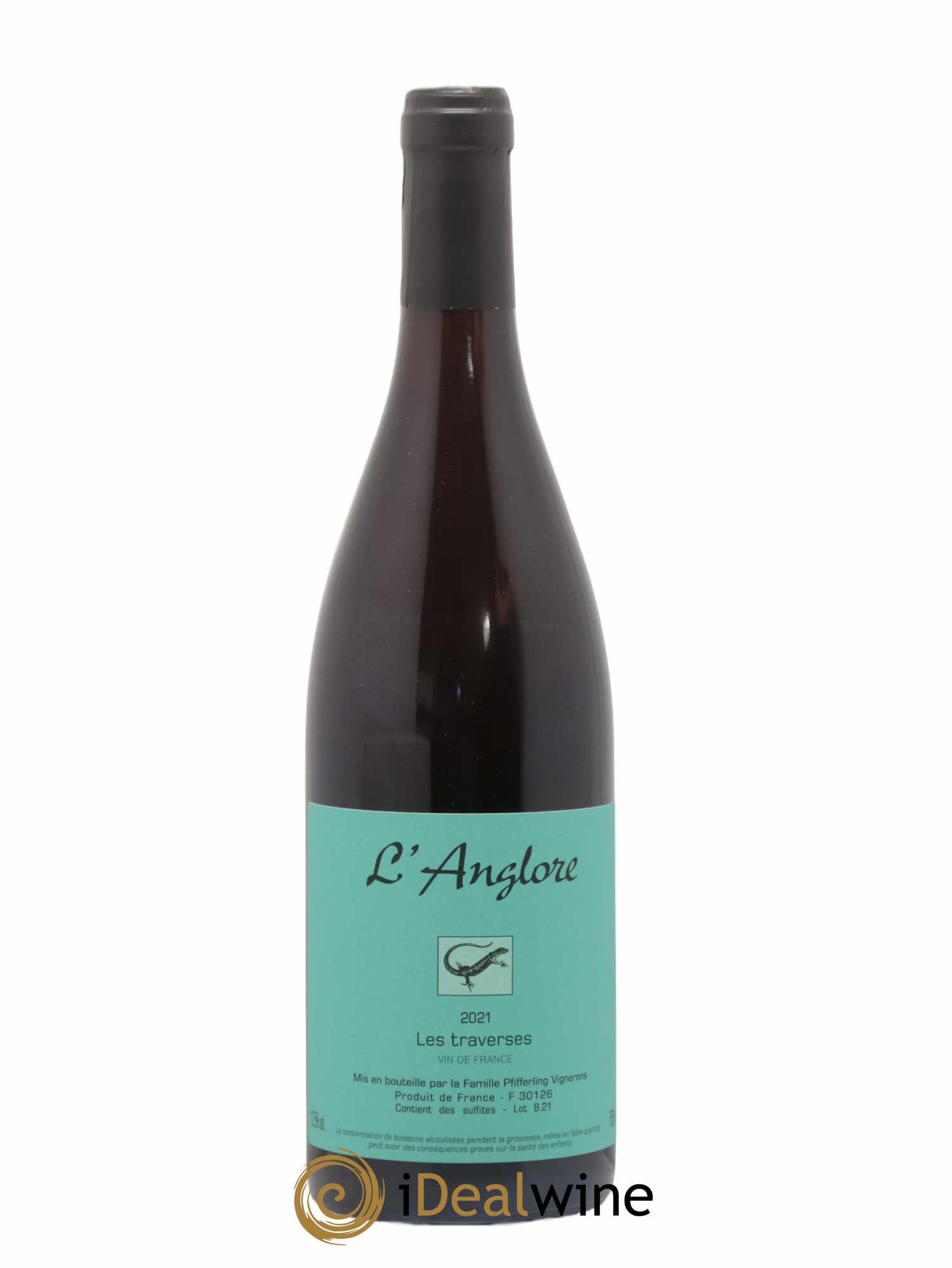 Vin de France Les Traverses L'Anglore 2021 - Lot de 1 bouteille - 0