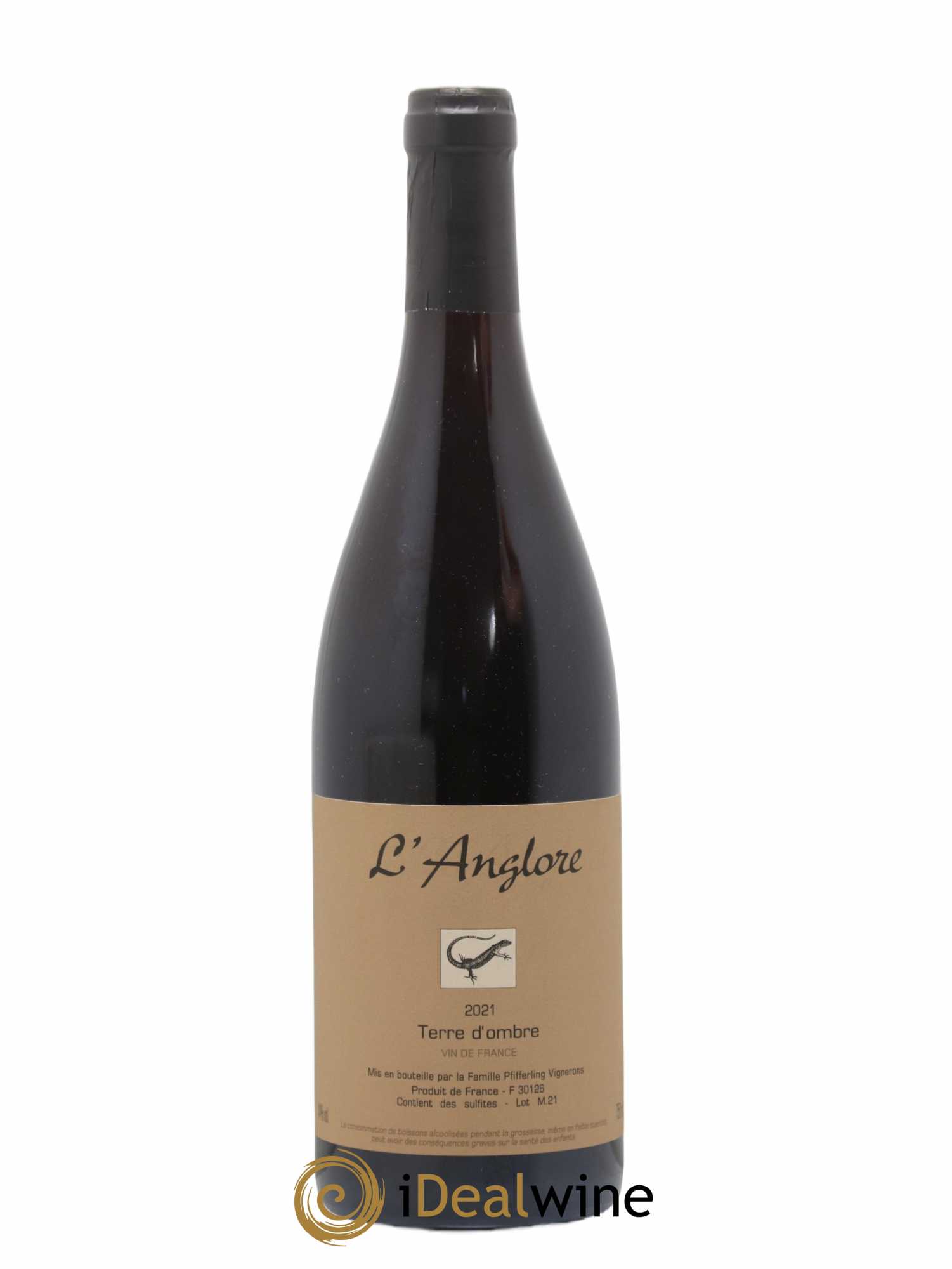 Vin de France Terre d'Ombre L'Anglore 2021 - Lot de 1 bouteille - 0