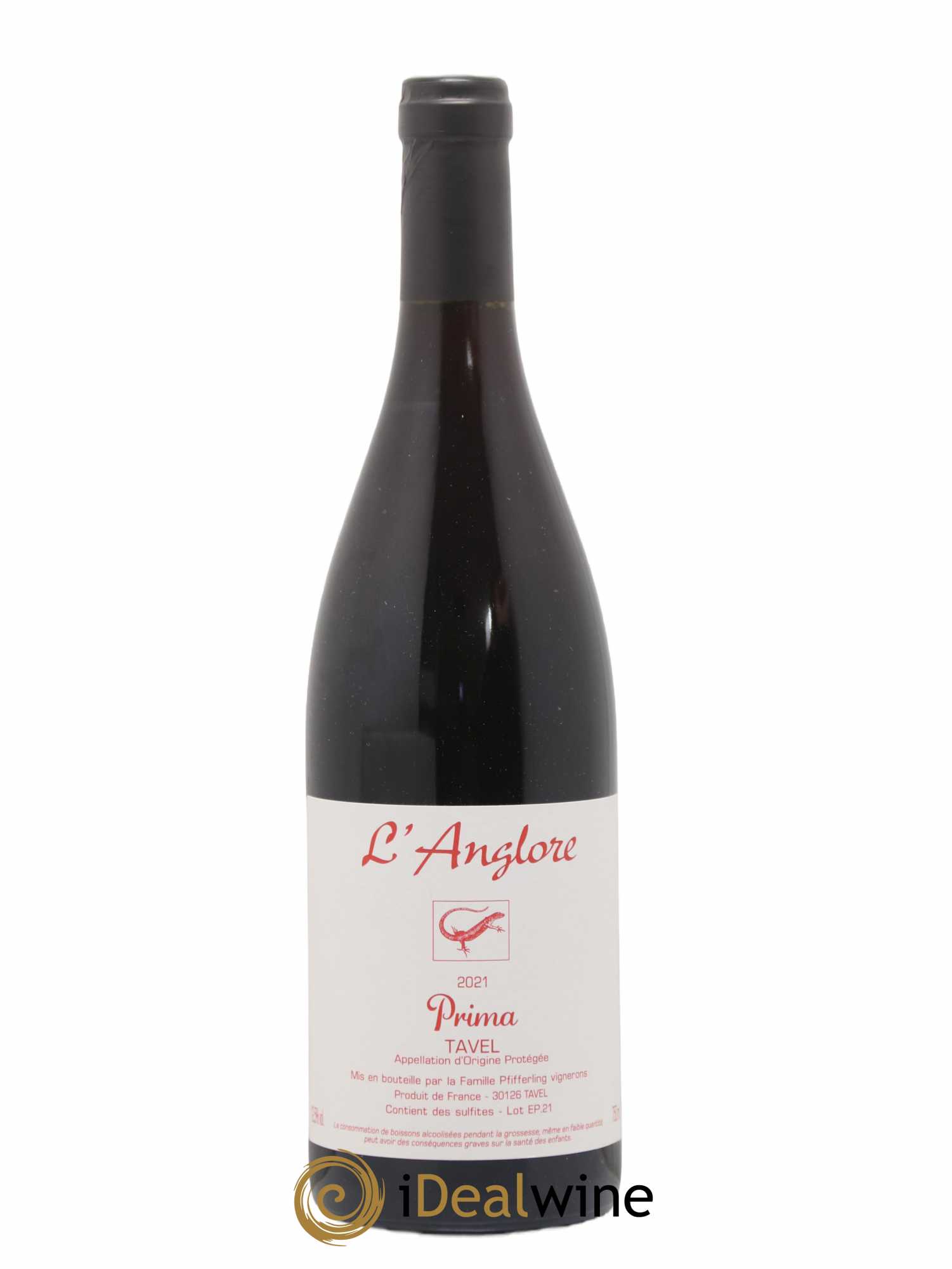 Tavel Prima L'Anglore 2021 - Lot de 1 bouteille - 0