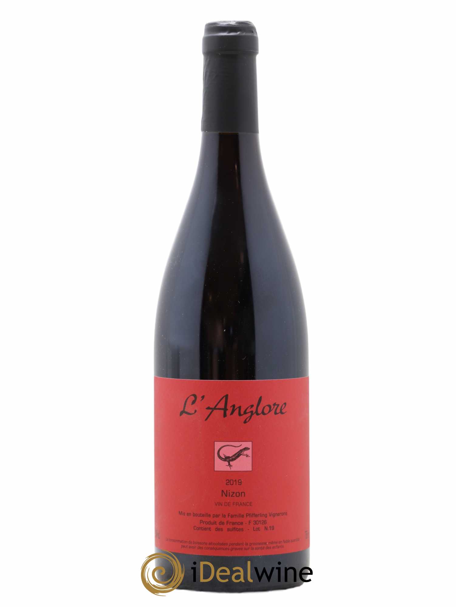 Vin de France Nizon L'Anglore 2019 - Lot de 1 bouteille - 0
