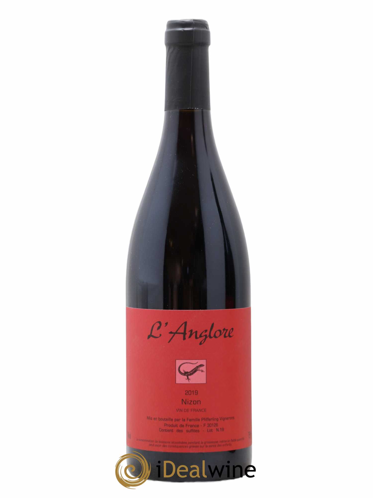 Vin de France Nizon L'Anglore 2019 - Lot de 1 bouteille - 0