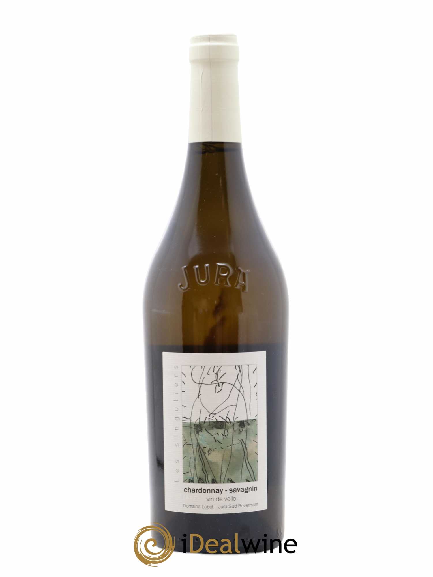 Côtes du Jura Vin de Voile Chardonnay-Savagnin cuvée de garde Romain - Julien - Charline Labet 2019 - Lot de 1 bouteille - 0