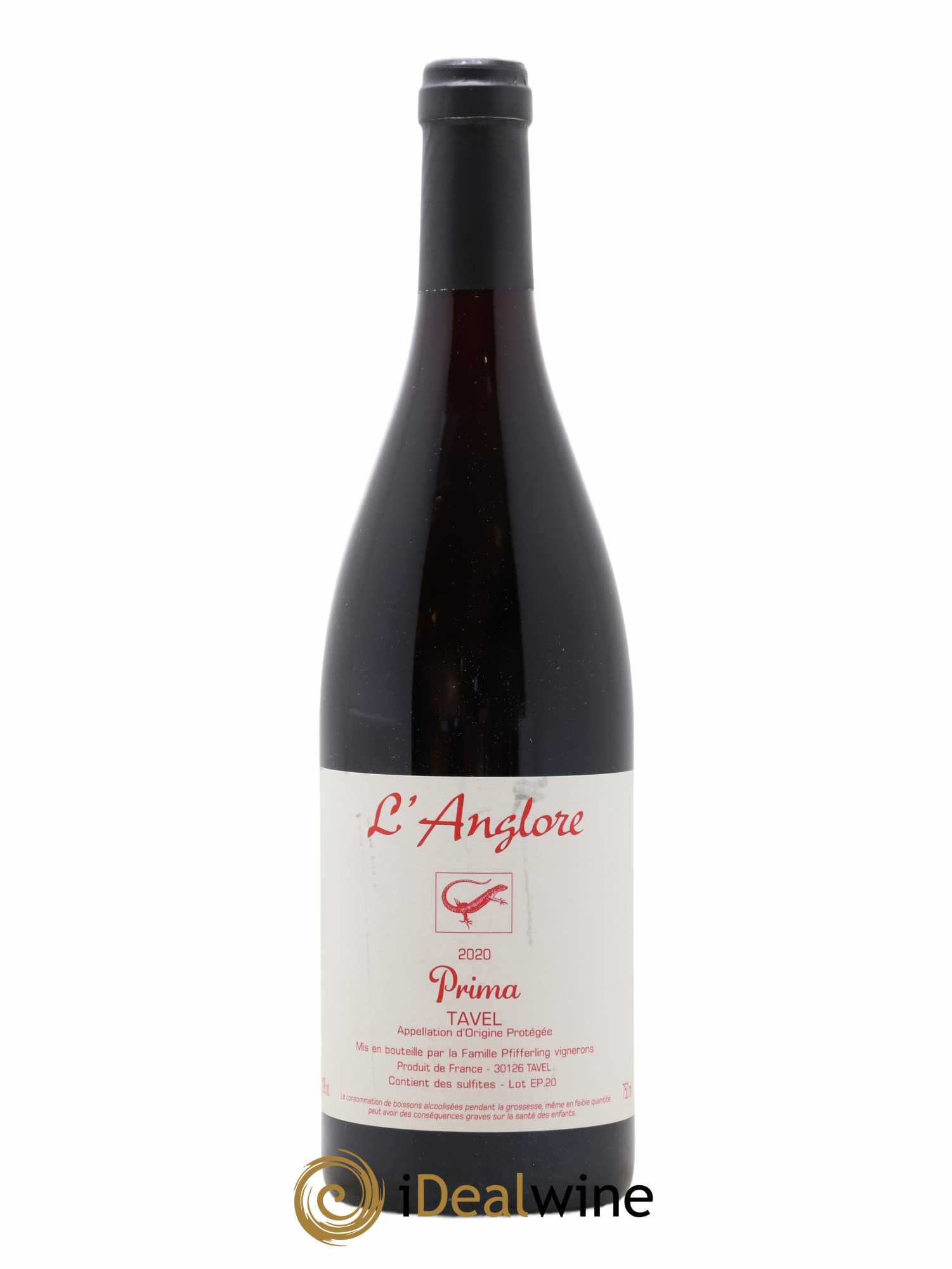 Tavel Prima L'Anglore 2020 - Lot de 1 bouteille - 0