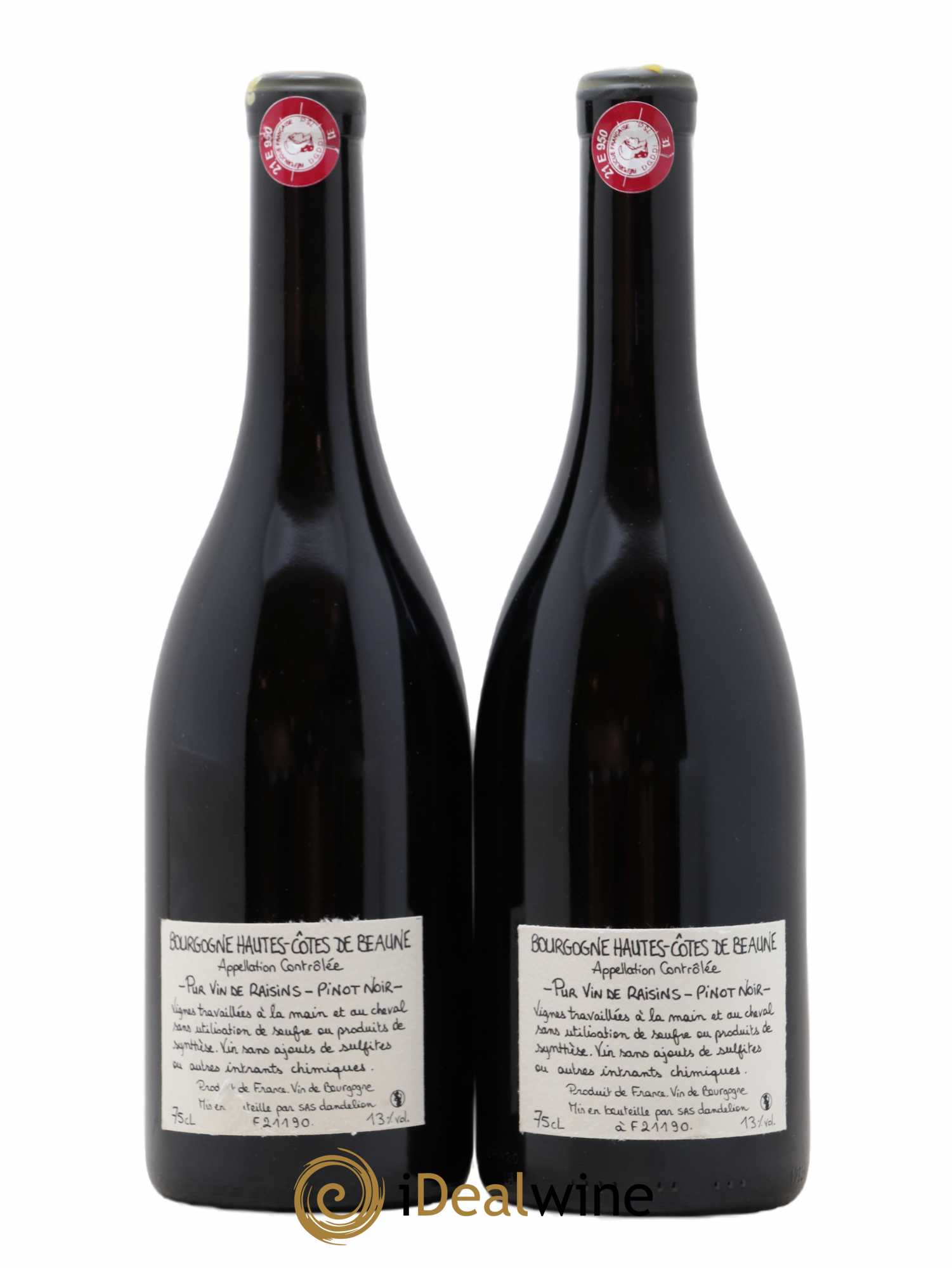 Hautes-Côtes de Beaune Nature Dandelion (Domaine) 2020 - Lot de 2 bouteilles - 1