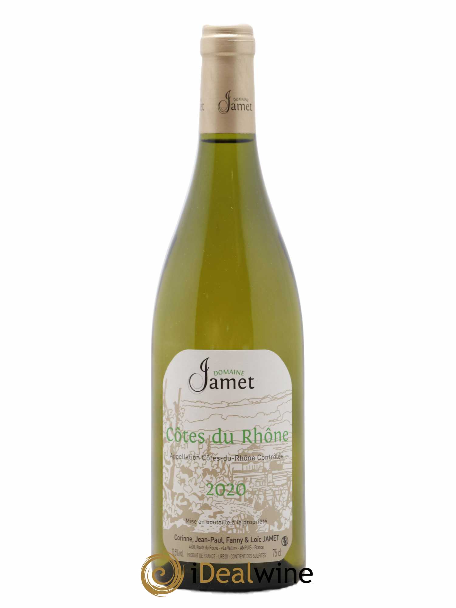 Côtes-du-Rhône Jamet (Domaine) 2020 - Lot de 1 bouteille - 0