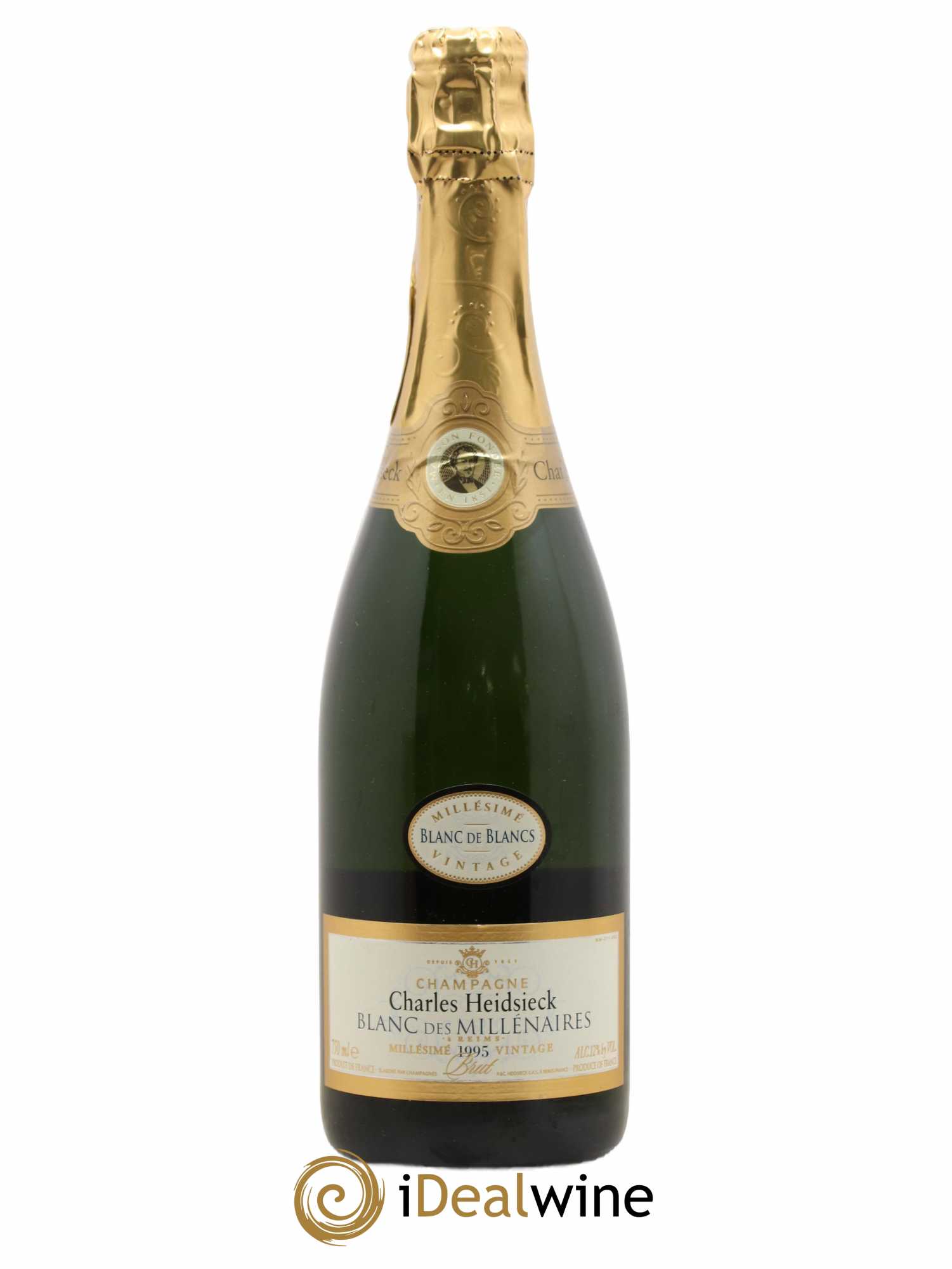 Blanc de Blancs Blanc des Millénaires Brut Charles Heidsieck 1995 - Lot de 1 bouteille - 1