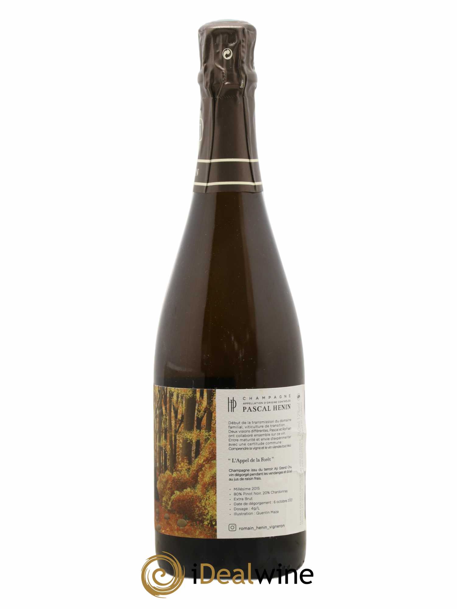 L'Appel de la Fôret Romain Henin 2015 - Lot de 1 bouteille - 1