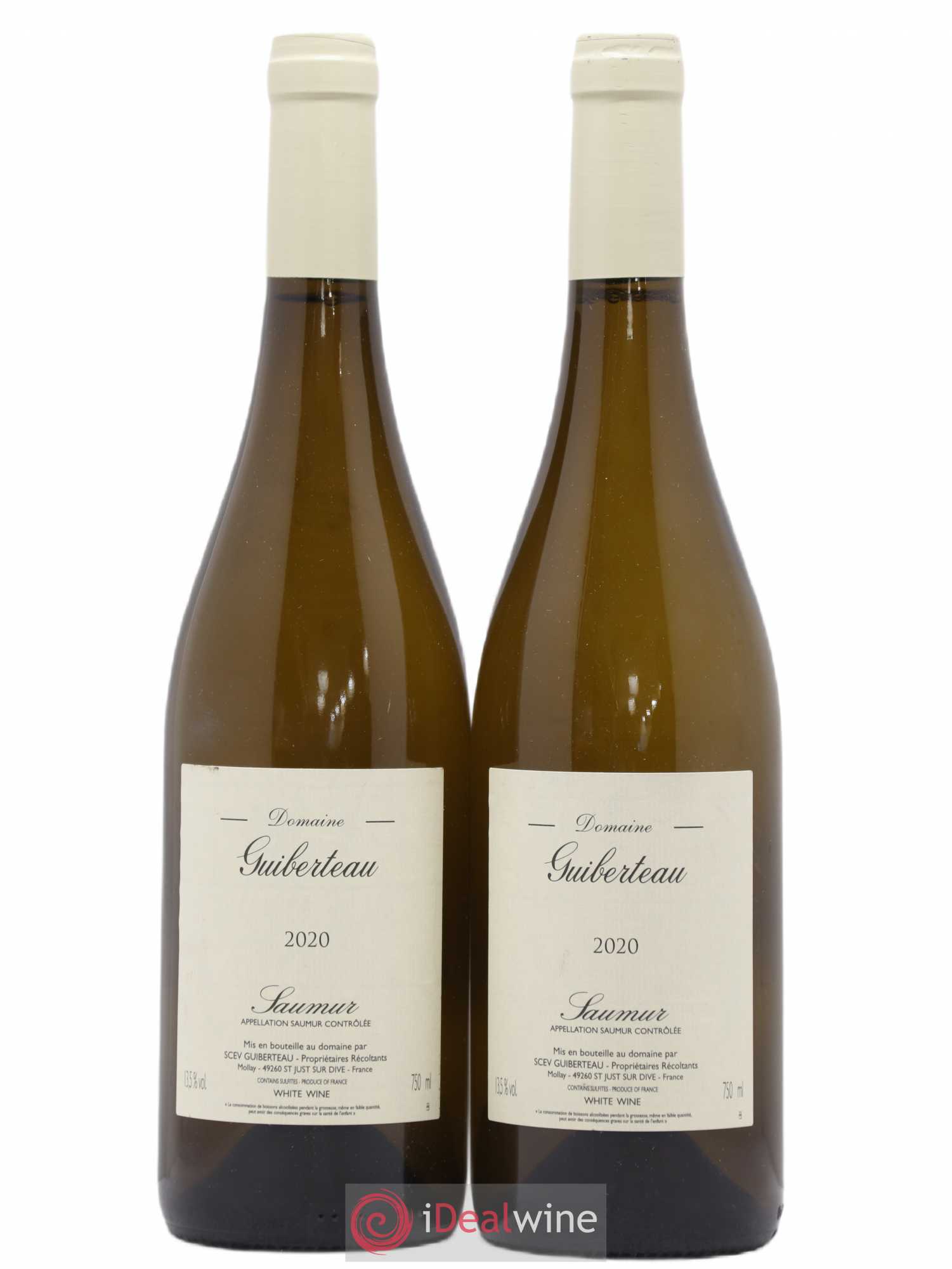 Saumur Domaine Guiberteau 2020 - Lot de 2 bouteilles - 0