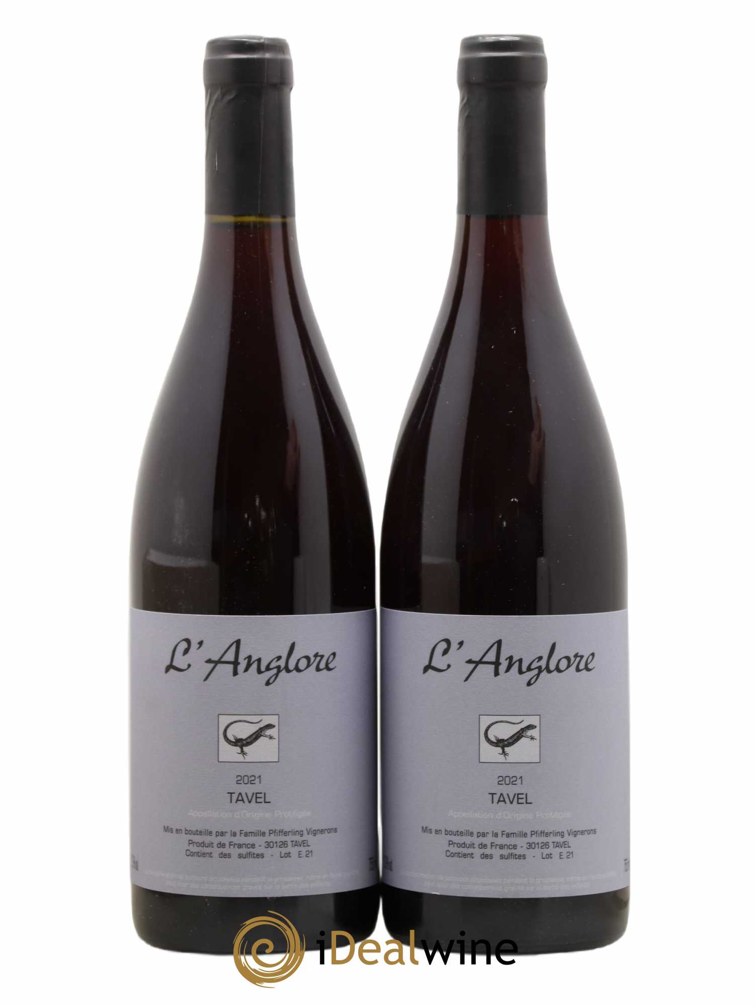 Tavel L'Anglore 2021 - Posten von 2 Flaschen - 0
