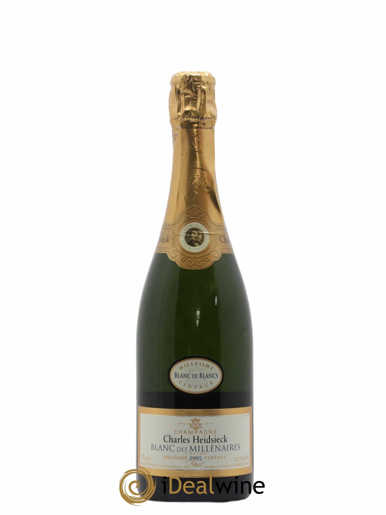 Blanc de Blancs Blanc des Millénaires Brut Charles Heidsieck 1995 - Lot de 1 bouteille - 1