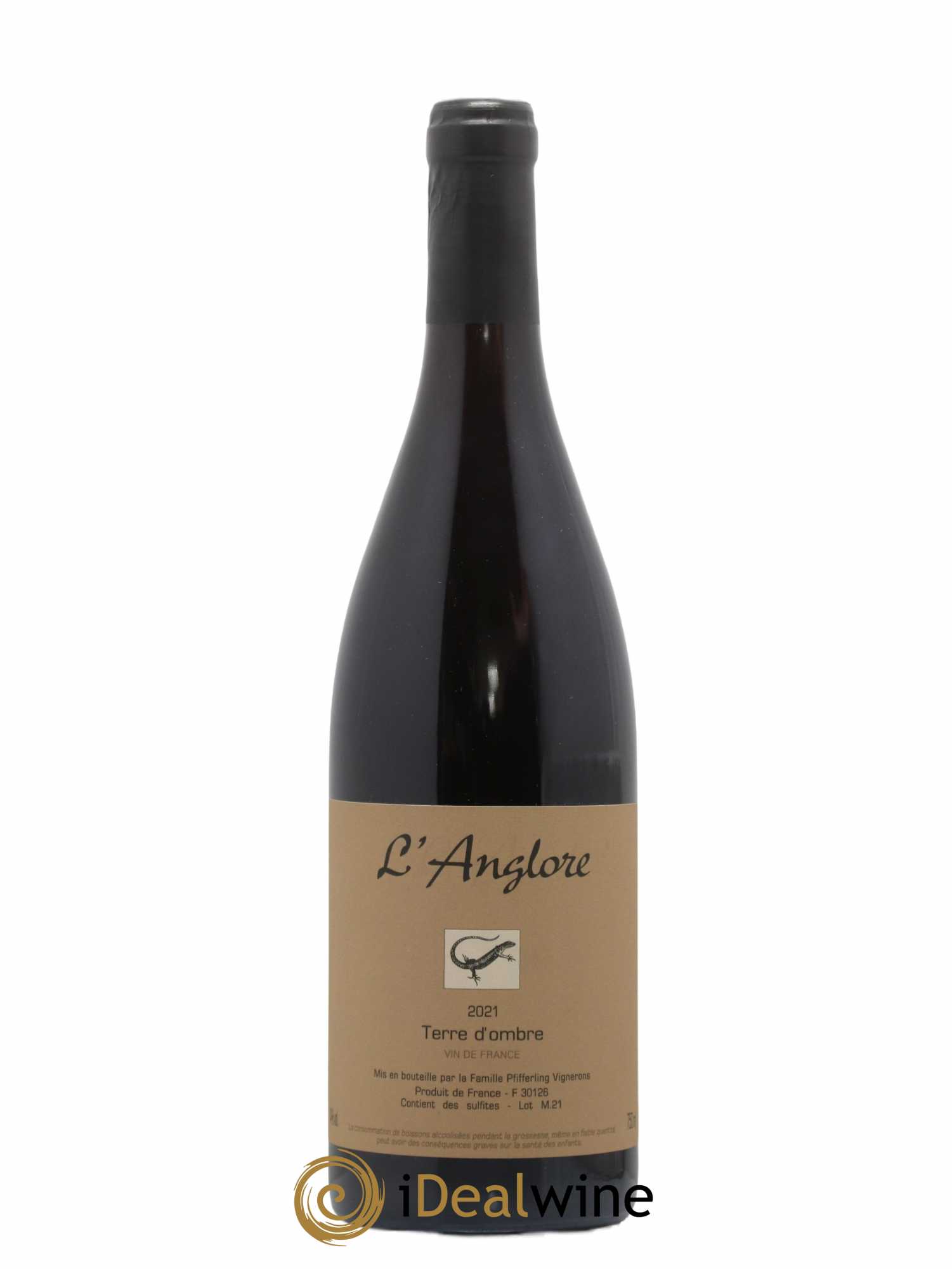 Vin de France Terre d'Ombre L'Anglore 2021 - Lot de 1 bouteille - 0