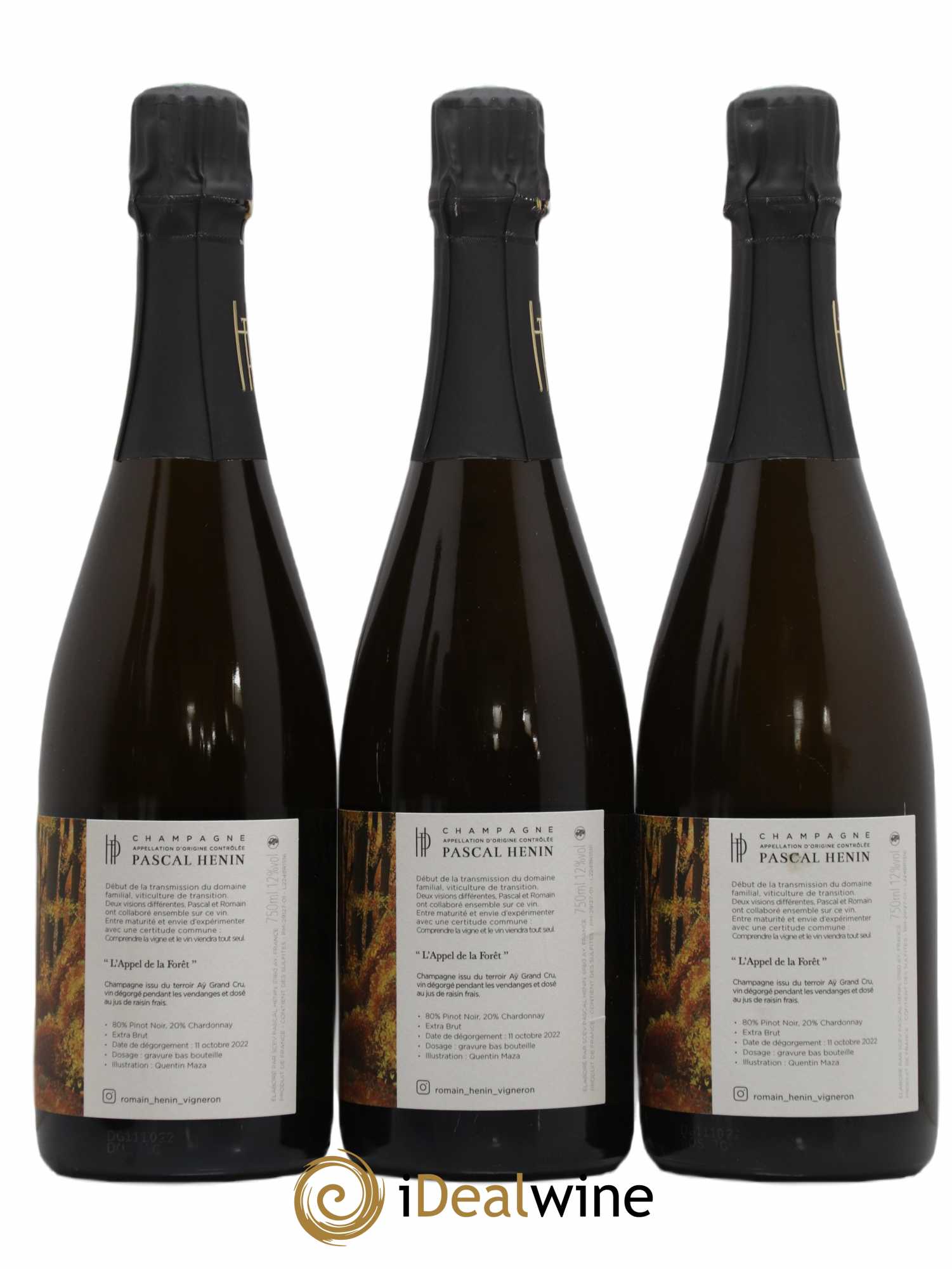 L'Appel de la Fôret Romain Henin - Lot de 6 bouteilles - 2