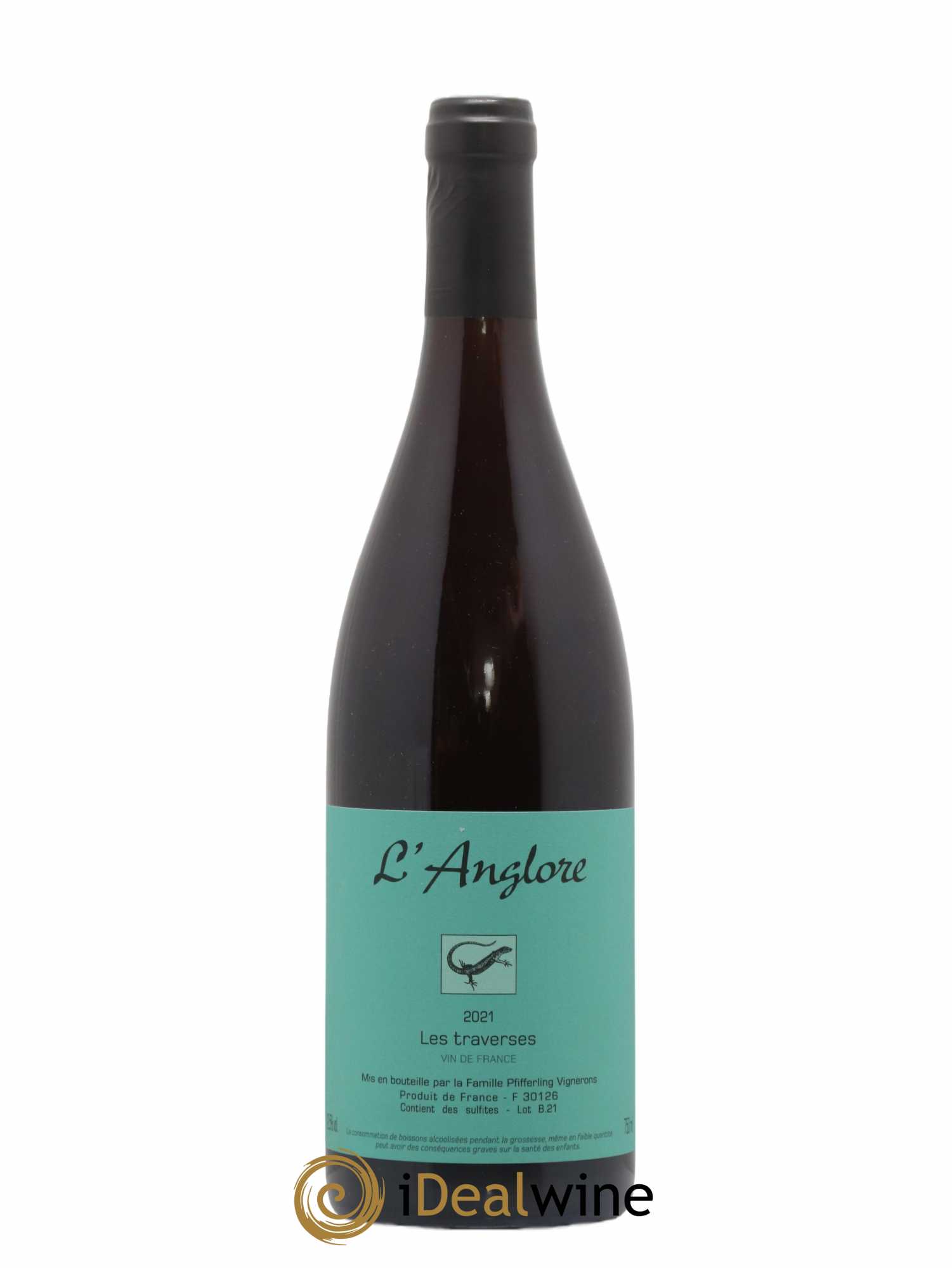 Vin de France Les Traverses L'Anglore 2021 - Lot de 1 bouteille - 0