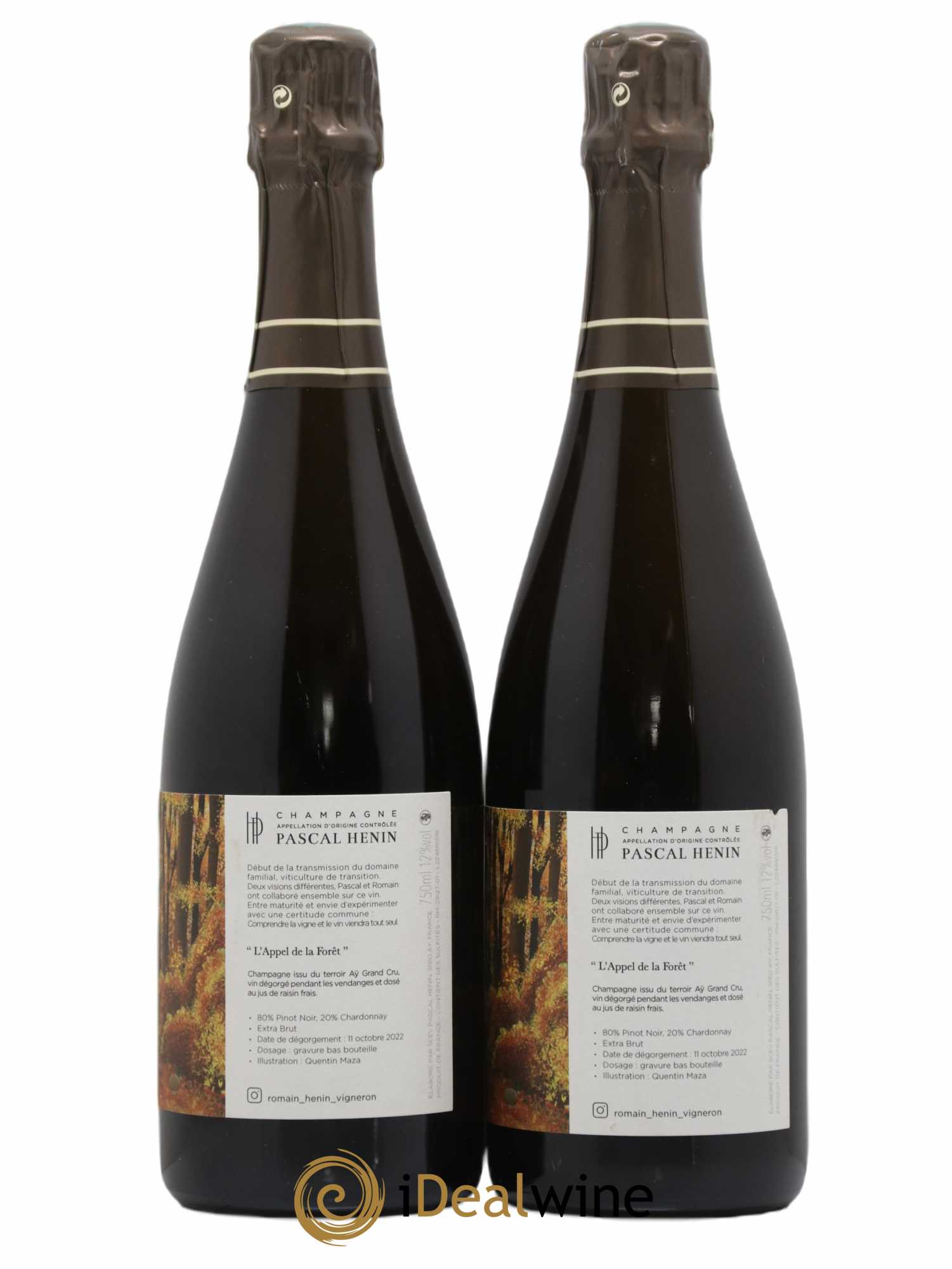 L'Appel de la Fôret Romain Henin - Lot de 2 bouteilles - 1