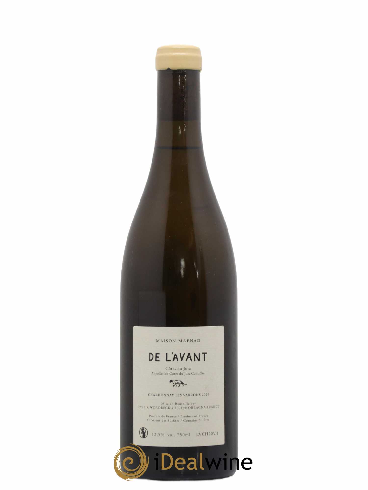 Côtes du Jura De l'Avant Les Varrons Katie Worobeck Maison Maenad 2020 - Lot de 1 bouteille - 1