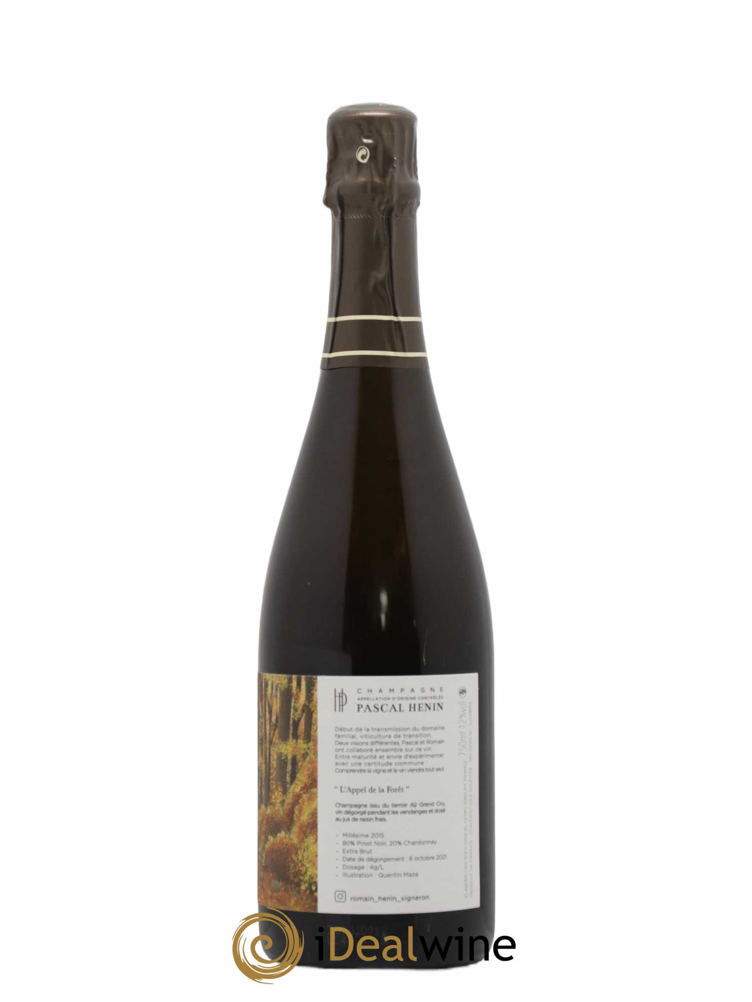 L'Appel de la Fôret Romain Henin 2015 - Lot de 1 bouteille - 1