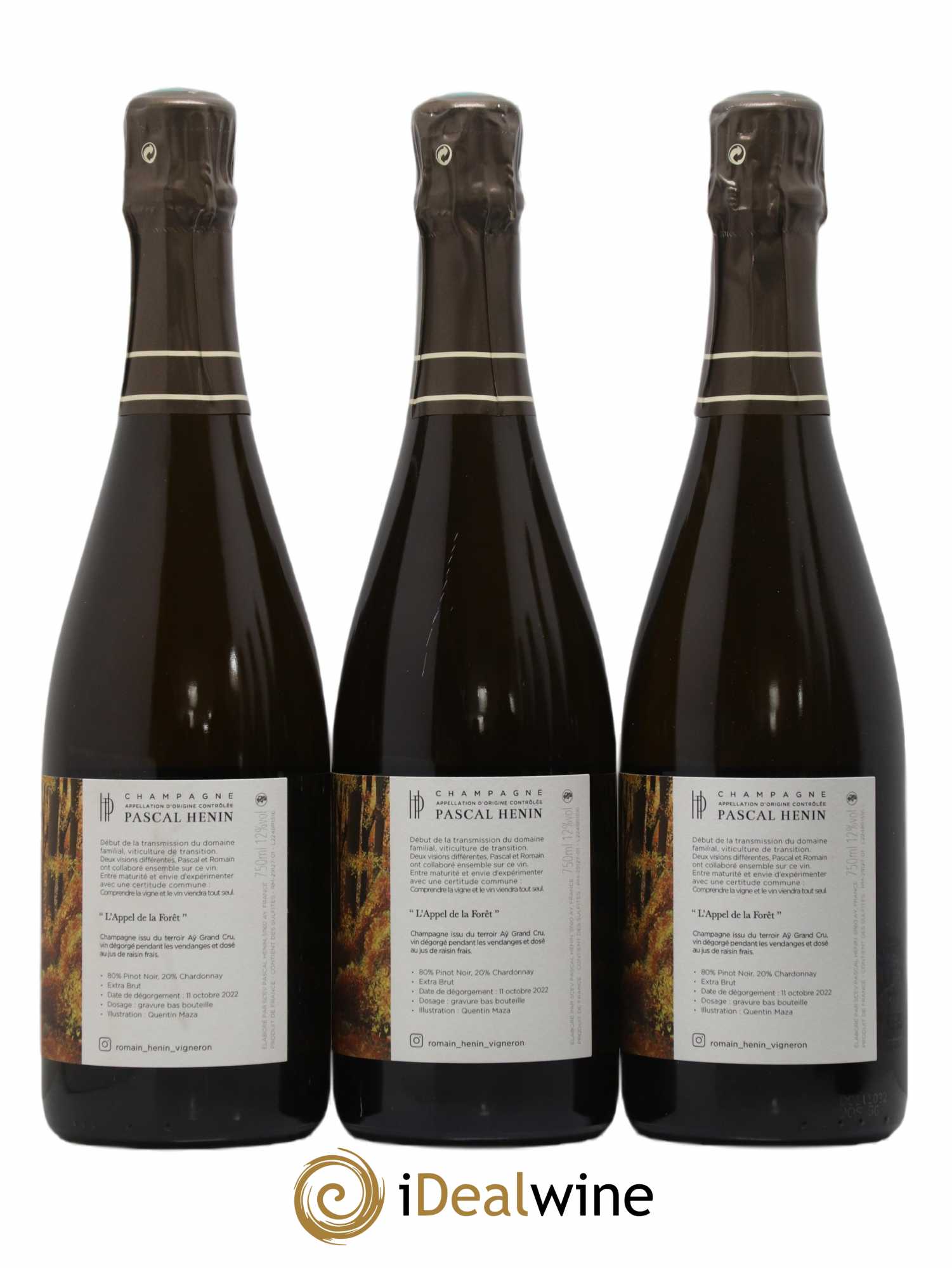 L'Appel de la Fôret Romain Henin - Lot de 6 bouteilles - 2