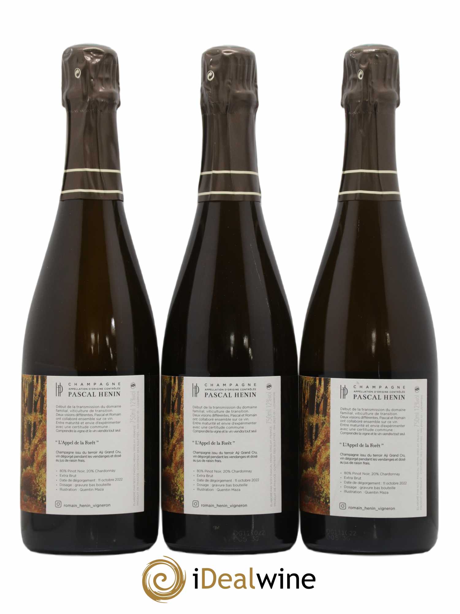 L'Appel de la Fôret Romain Henin - Lot de 6 bouteilles - 4