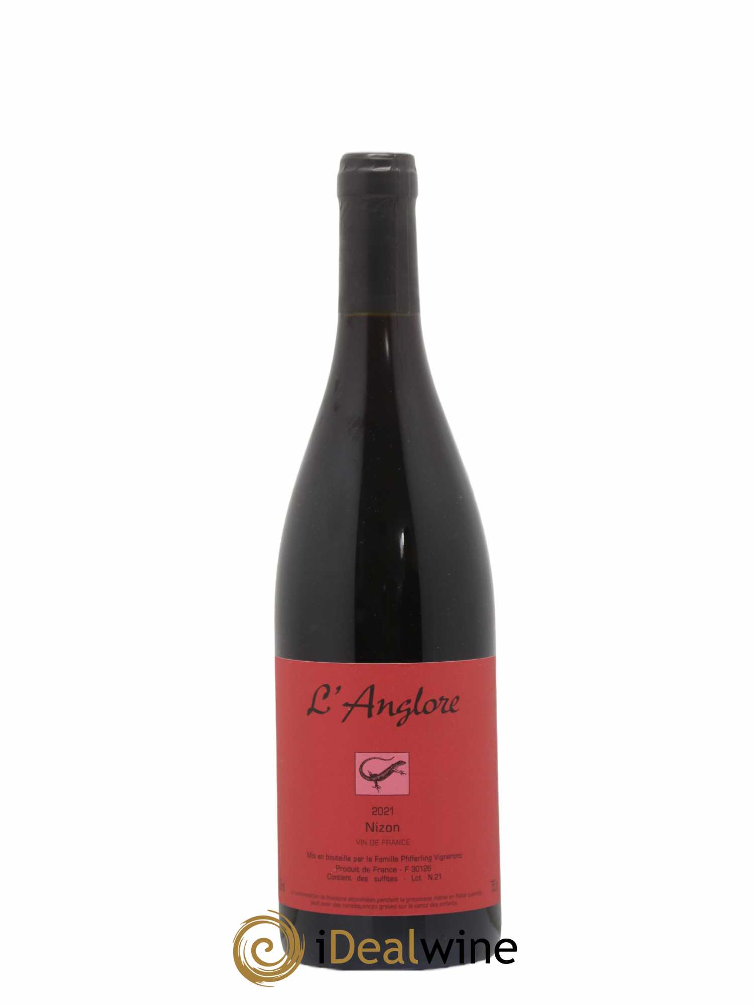Vin de France Nizon L'Anglore 2021 - Lot de 1 bouteille - 0