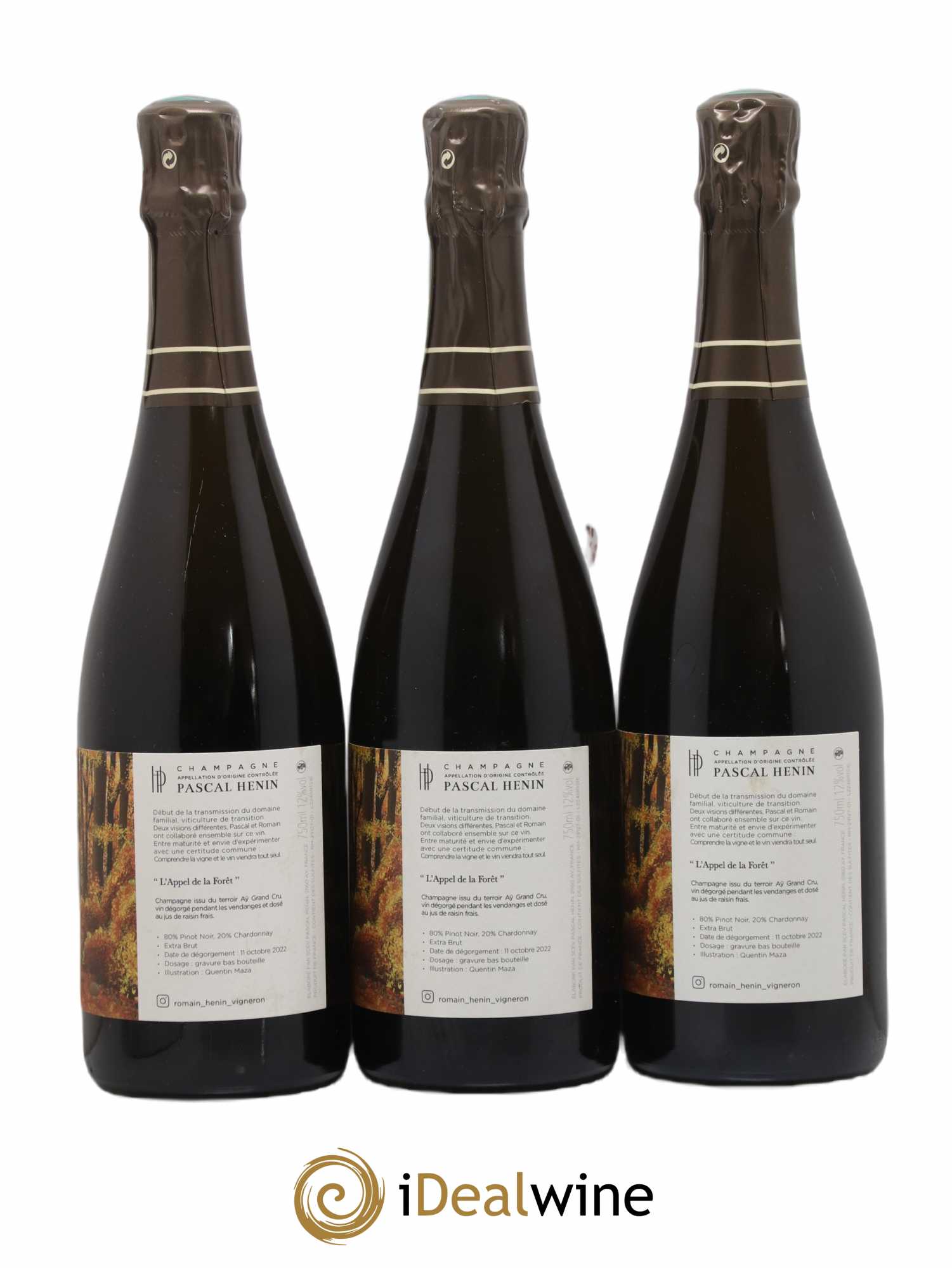 L'Appel de la Fôret Romain Henin - Lot de 3 bouteilles - 1