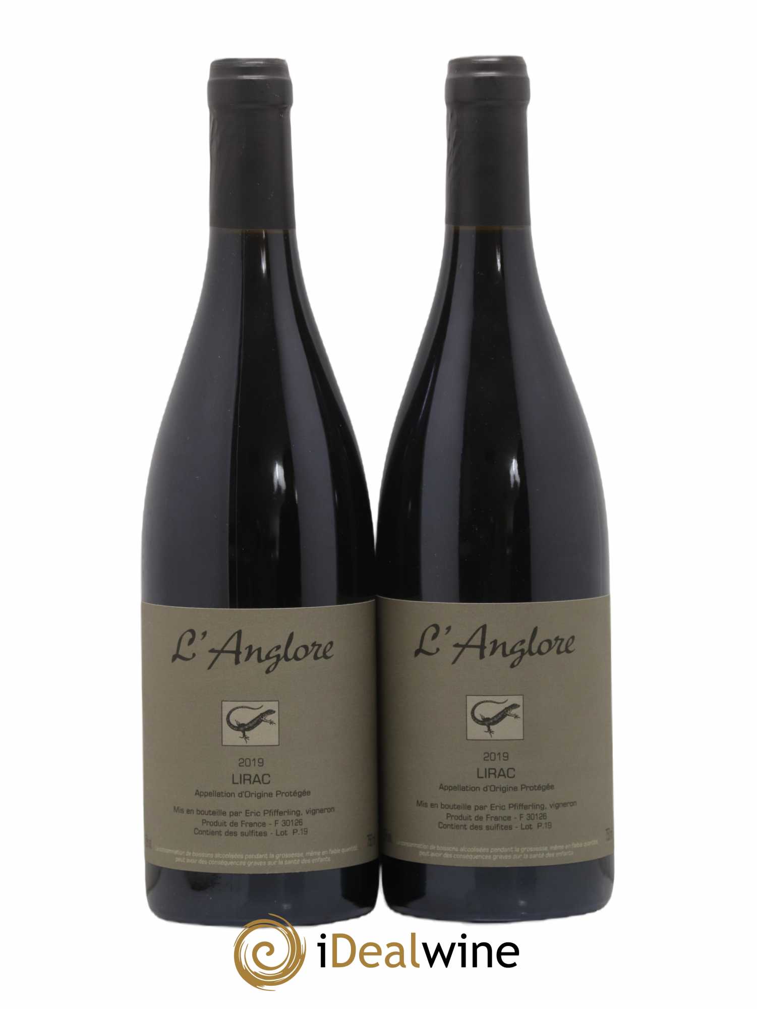 Lirac L'Anglore 2019 - Lot de 2 bouteilles - 0