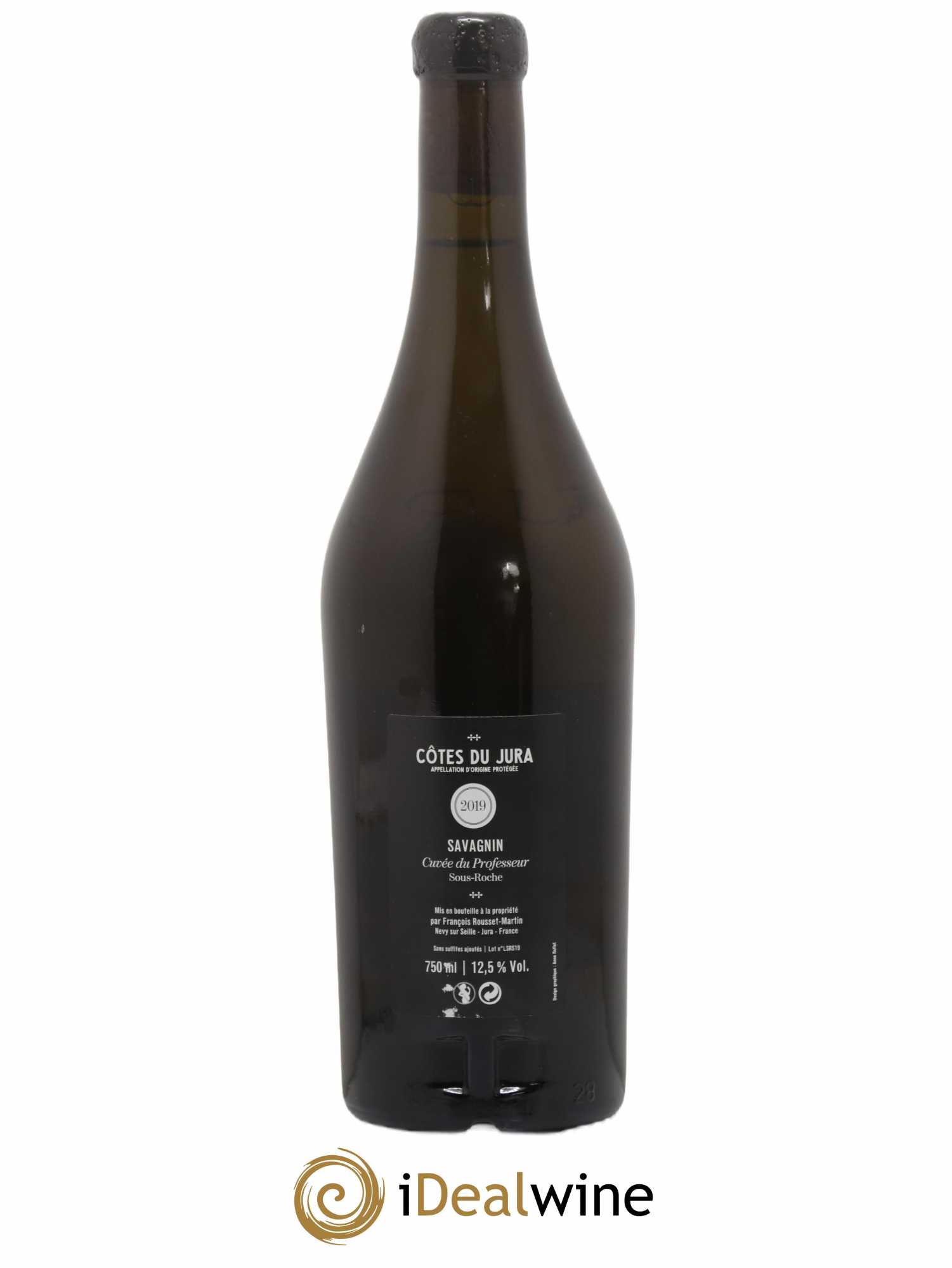 Côtes du Jura Savagnin Cuvée du Professeur François Rousset Martin 2019 - Lot de 1 bouteille - 1