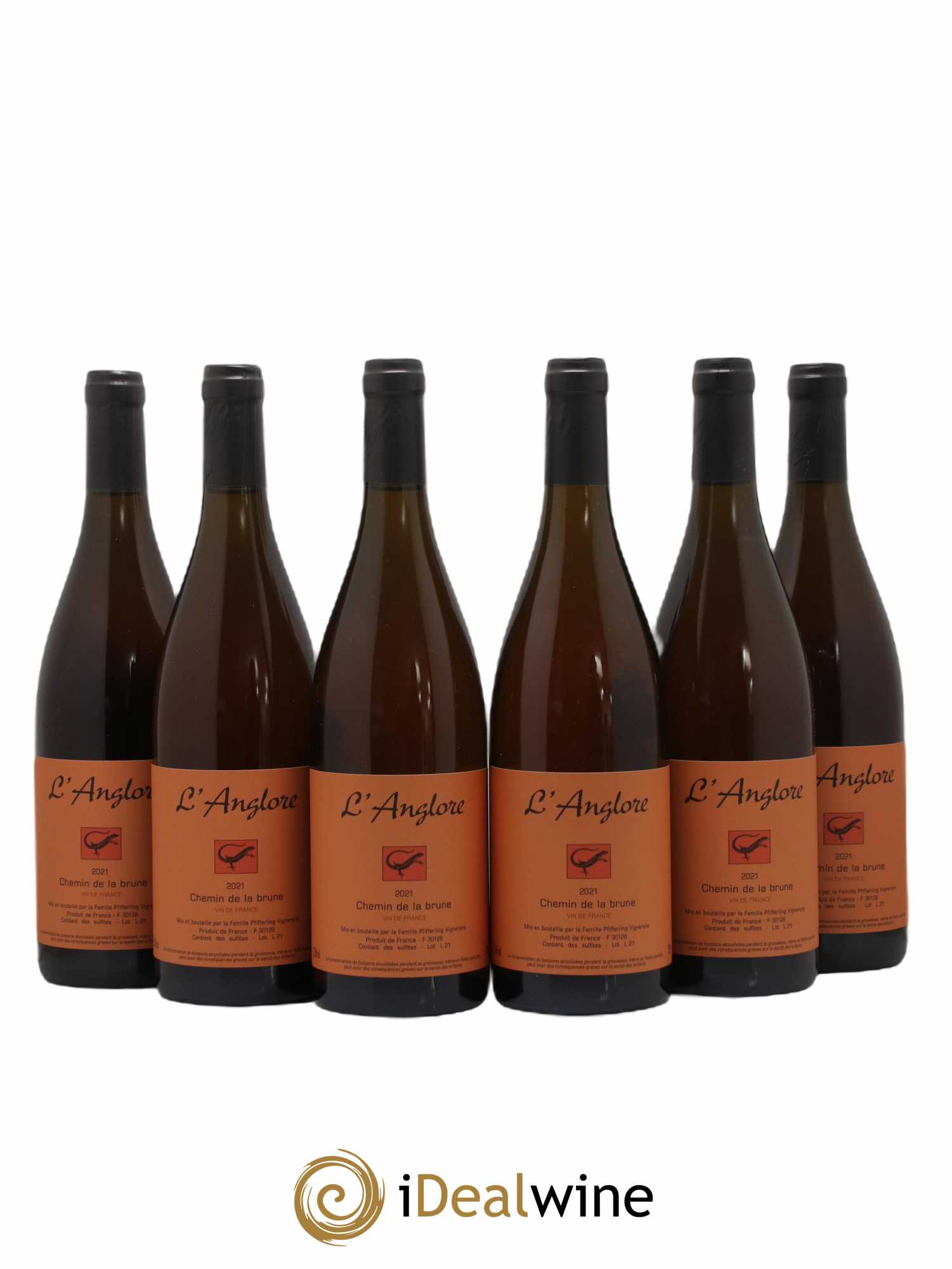 Vin de France Chemin de la brune L'Anglore 2021 - Lot de 6 bouteilles - 0