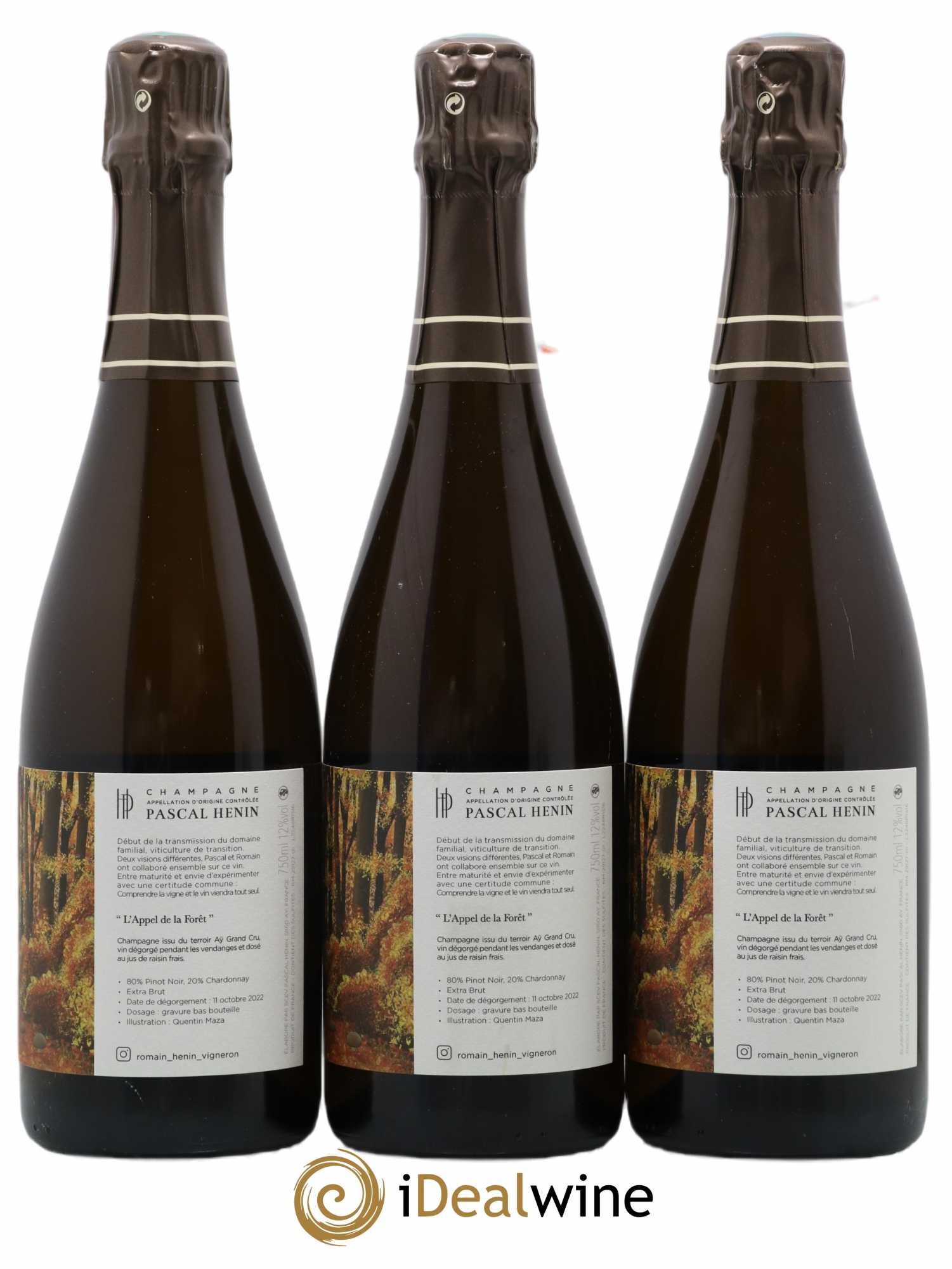 L'Appel de la Fôret Romain Henin - Lot of 6 bottles - 4