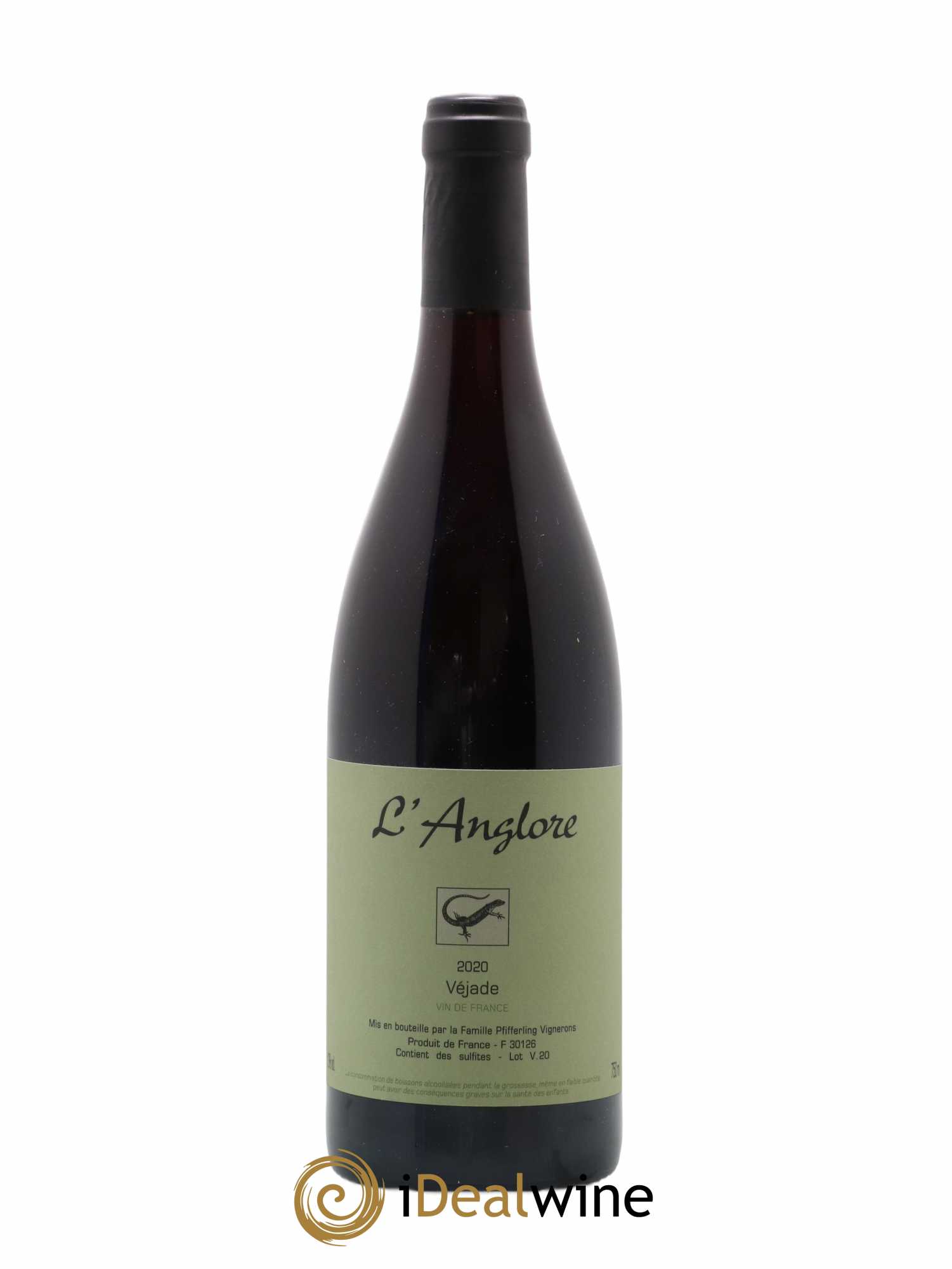 Vin de France Véjade L'Anglore 2020 - Lot de 1 bouteille - 0