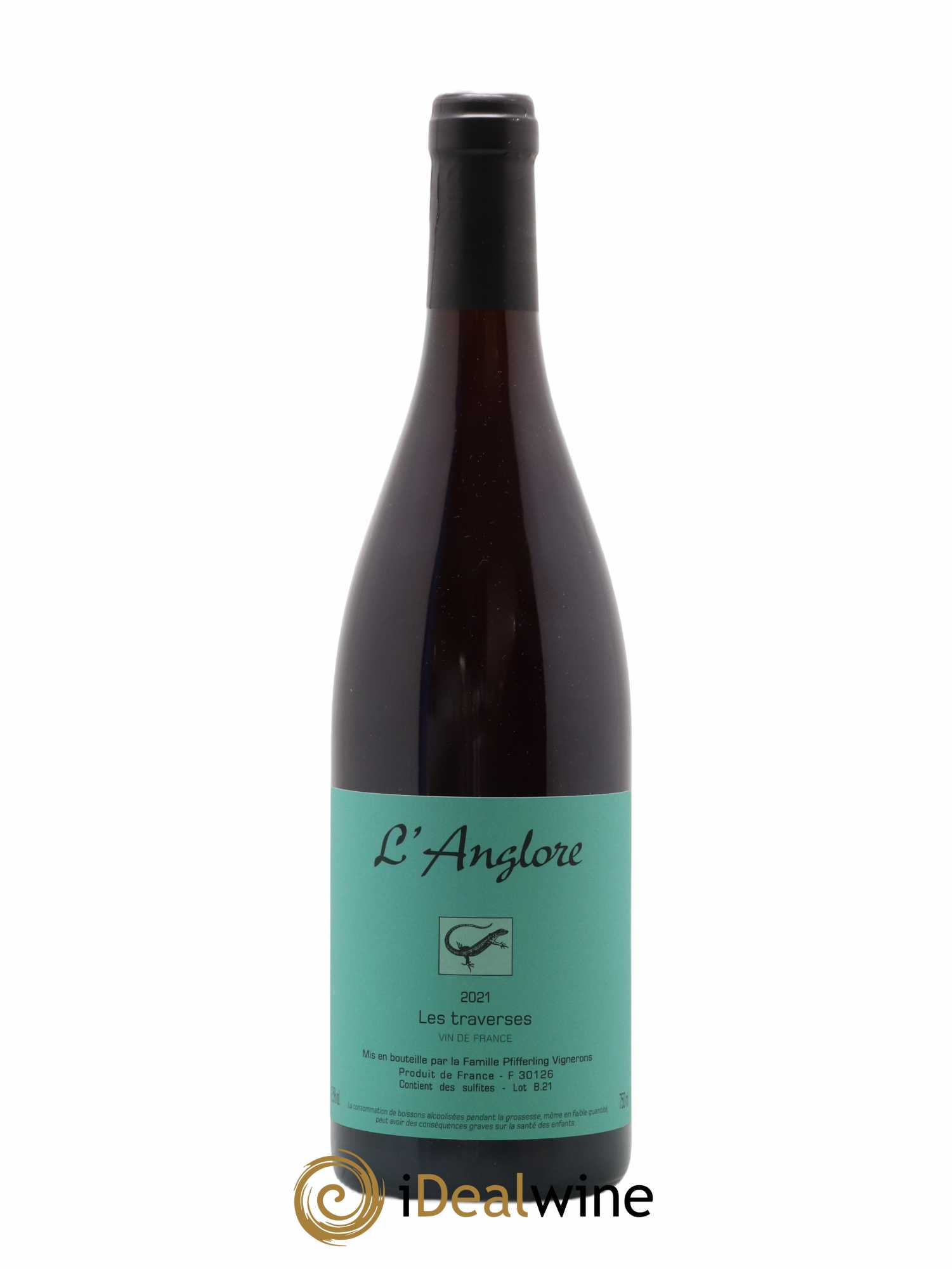 Vin de France Les Traverses L'Anglore 2021 - Lot de 1 bouteille - 0