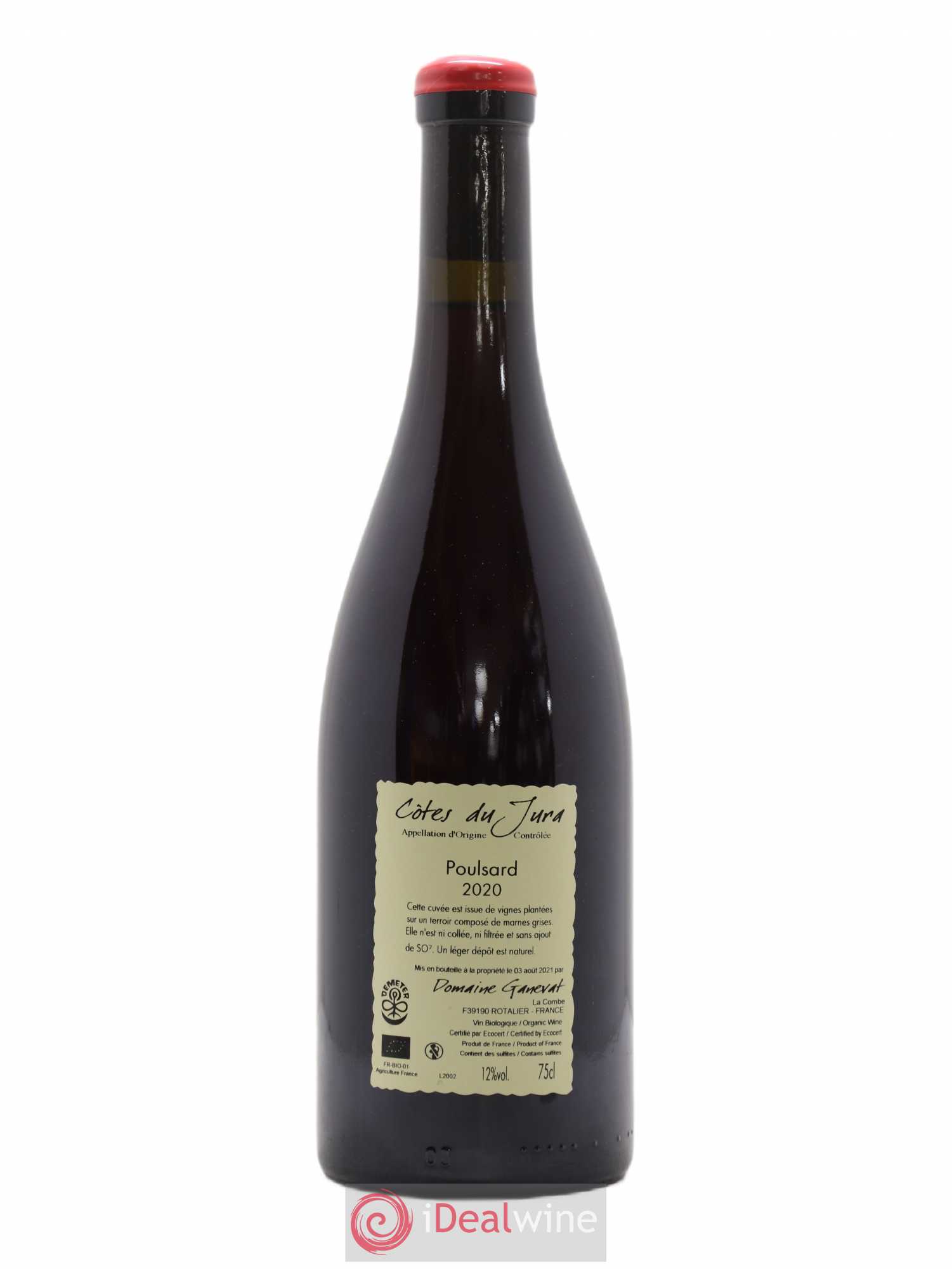 Côtes du Jura Les Chalasses Vieilles Vignes Poulsard Jean-François Ganevat (Domaine) 2020 - Lot de 1 bouteille - 1