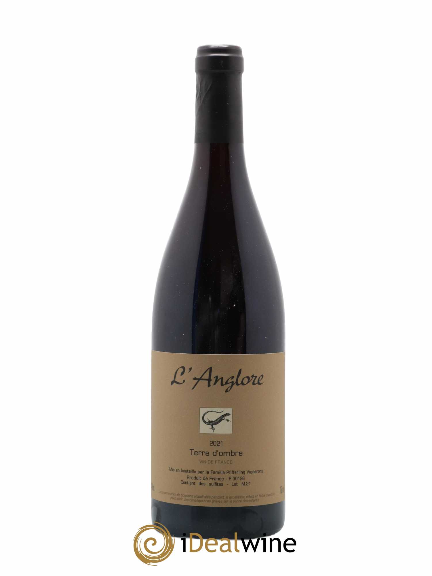 Vin de France Terre d'Ombre L'Anglore 2021 - Lot of 1 bottle - 0