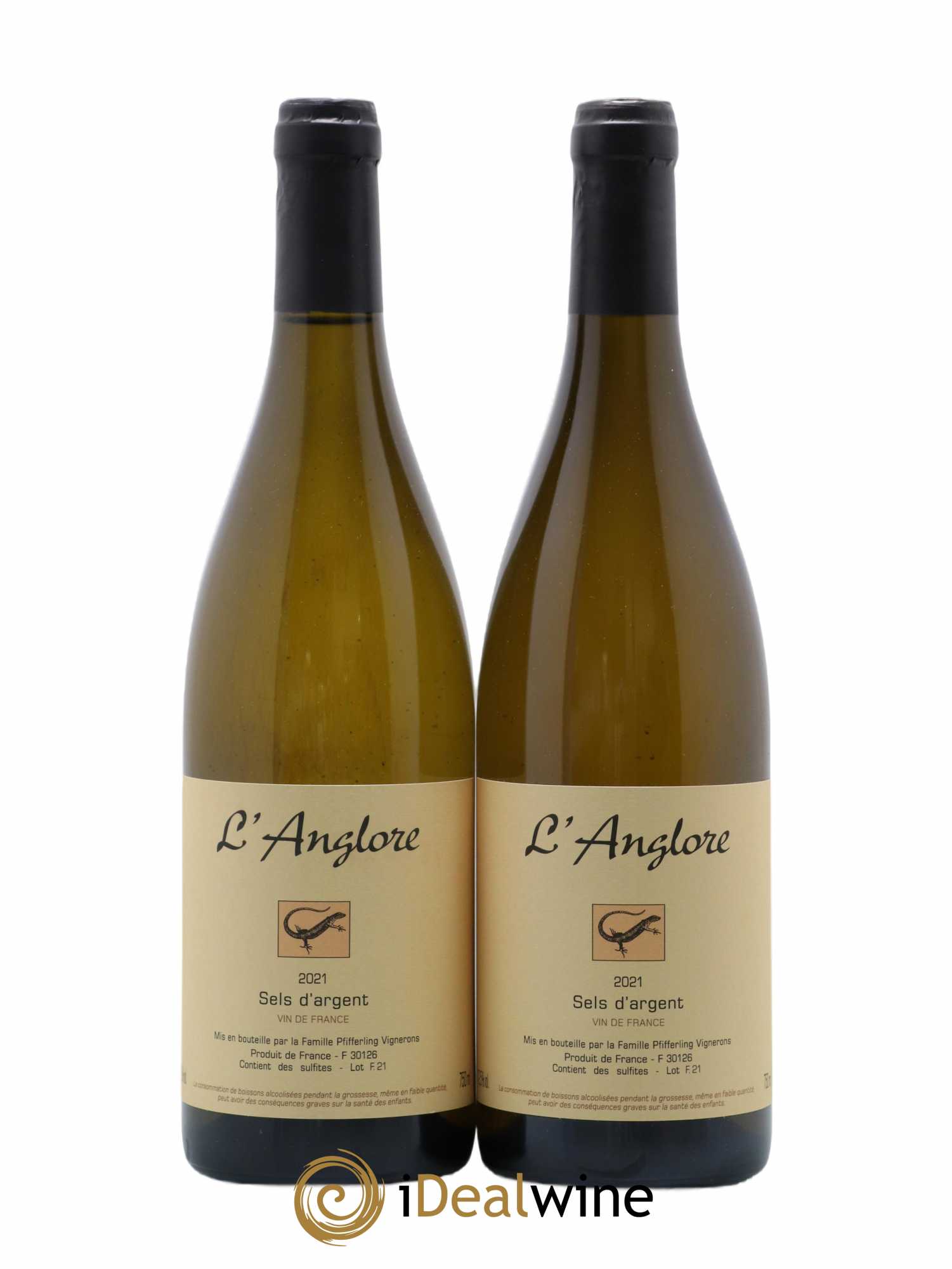 Vin de France Sels d'argent L'Anglore 2021 - Lot de 2 bouteilles - 0