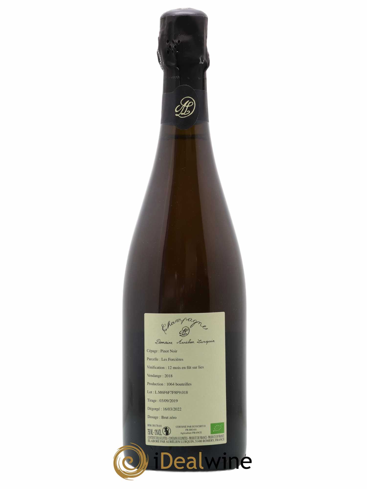 Pinot Noir Les Forcières Aurélien Lurquin 2018 - Lot de 1 bouteille - 1