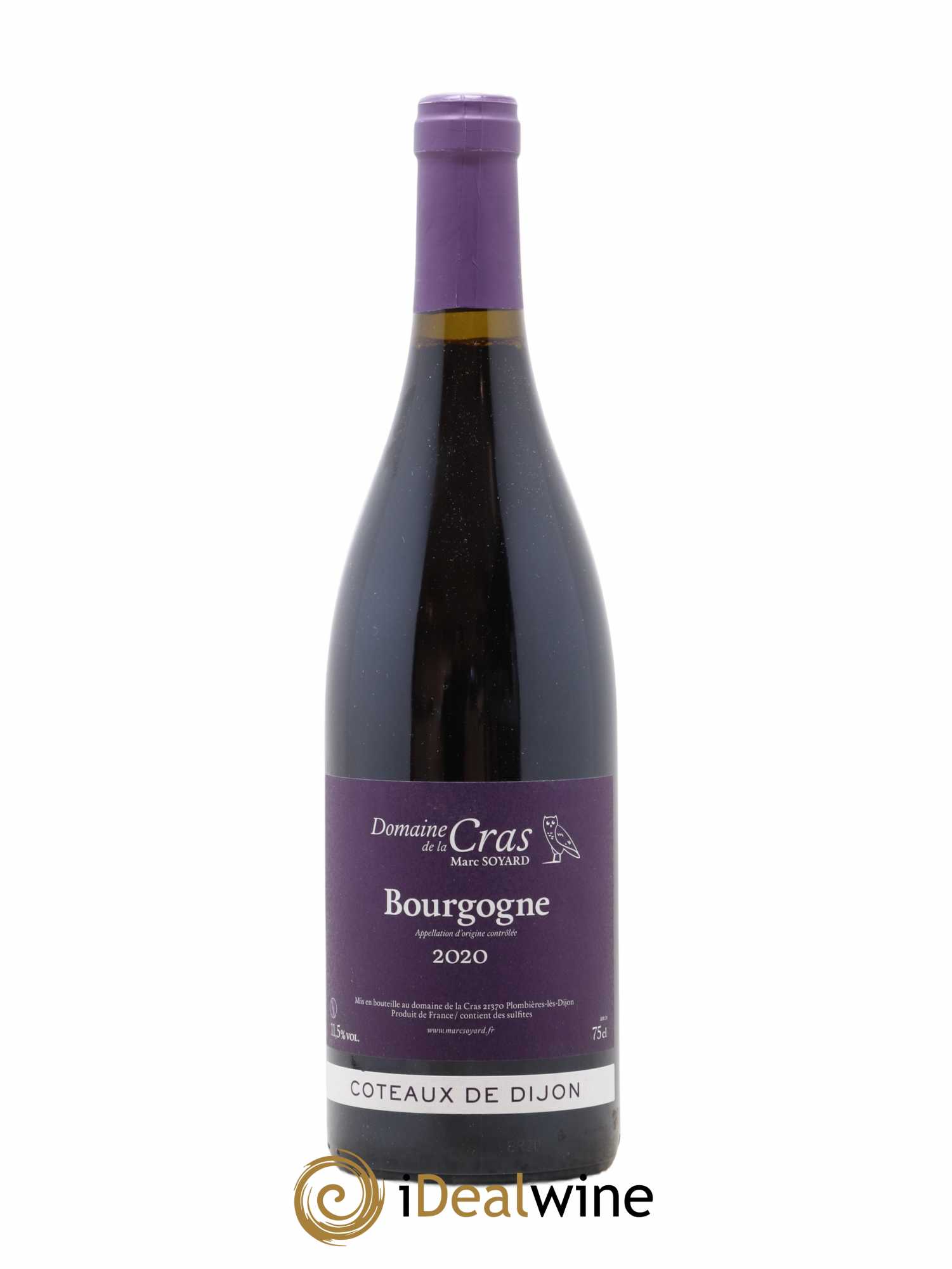 Bourgogne Domaine de la Cras - Marc Soyard Coteaux de Dijon (sans prix de réserve) 2020 - Lot de 1 bouteille - 0
