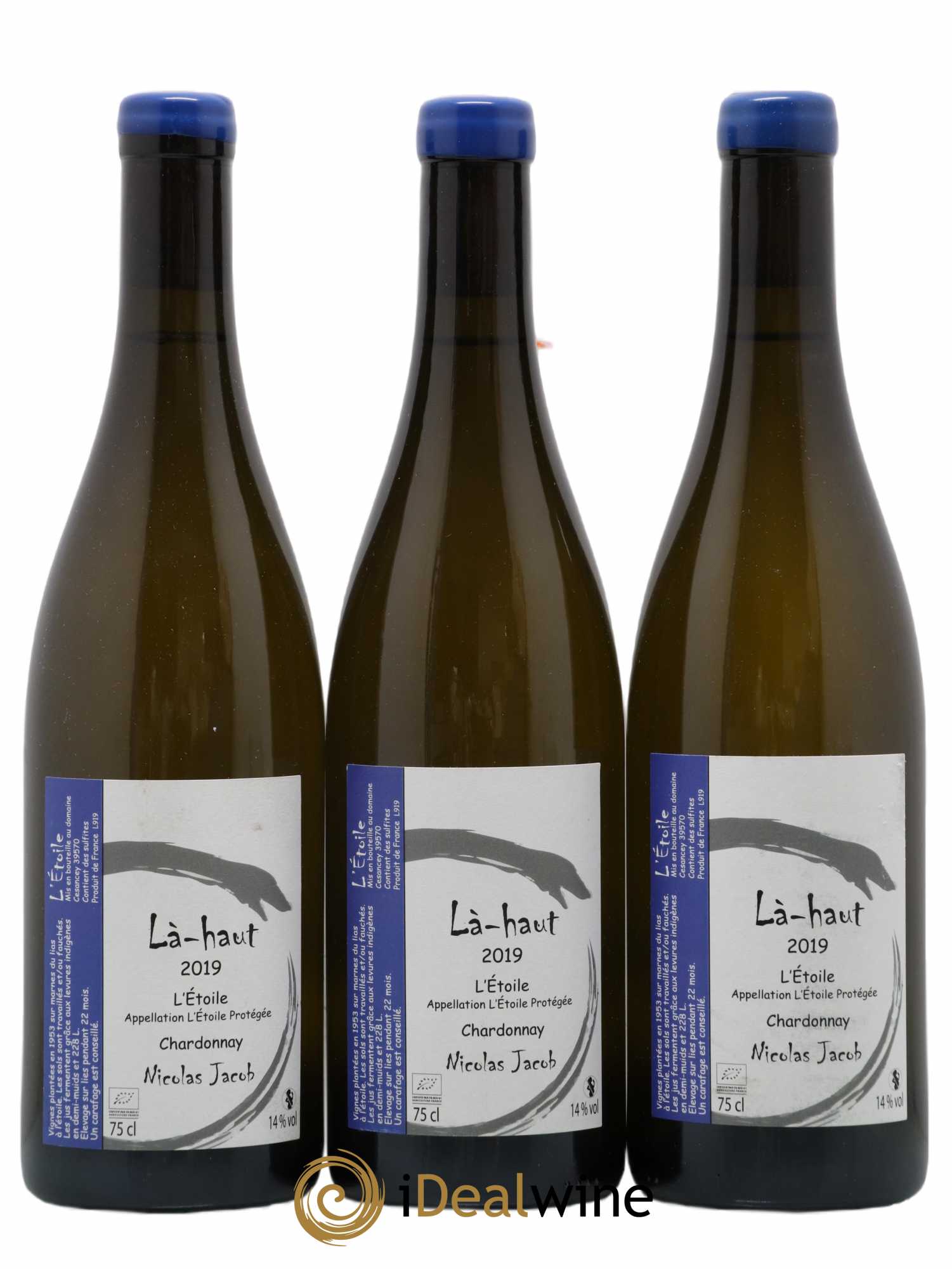 L'Etoile Là-Haut Chardonnay Ouillé Nicolas Jacob 2019 - Lot de 3 bouteilles - 0
