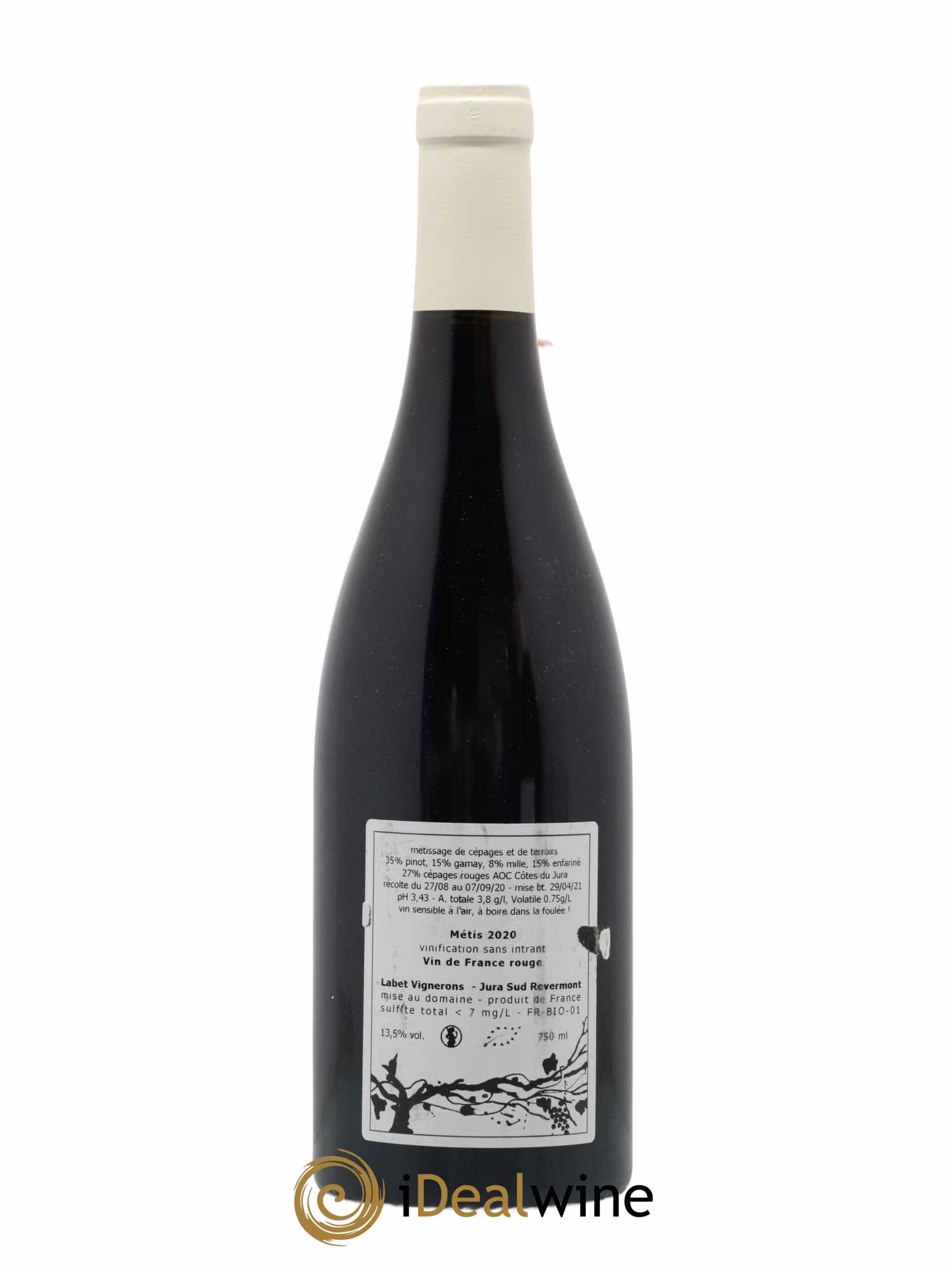 Vin de France Métis Romain - Julien - Charline Labet 2020 - Lot of 1 bottle - 1