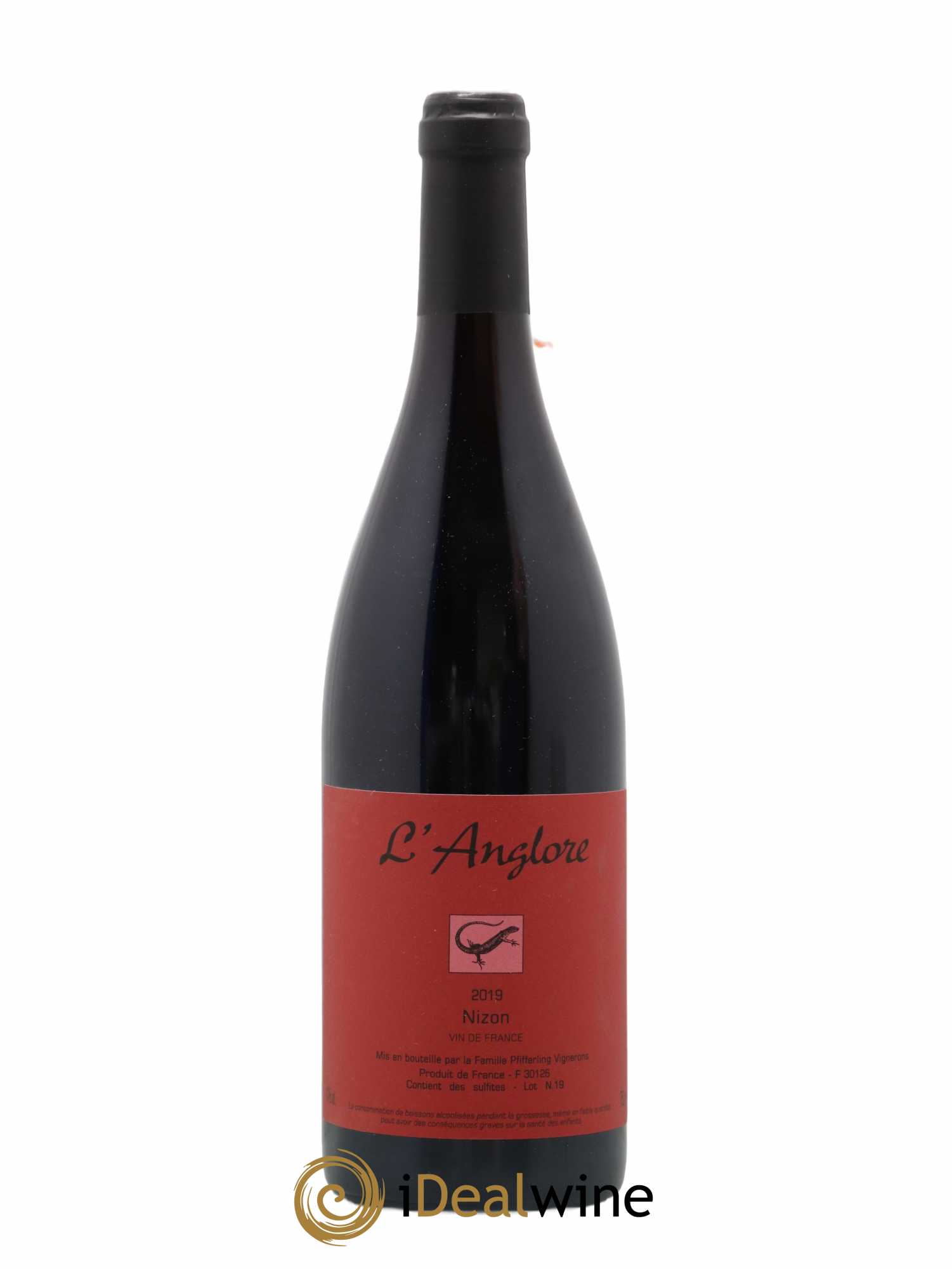 Vin de France Nizon L'Anglore 2019 - Lot de 1 bouteille - 0
