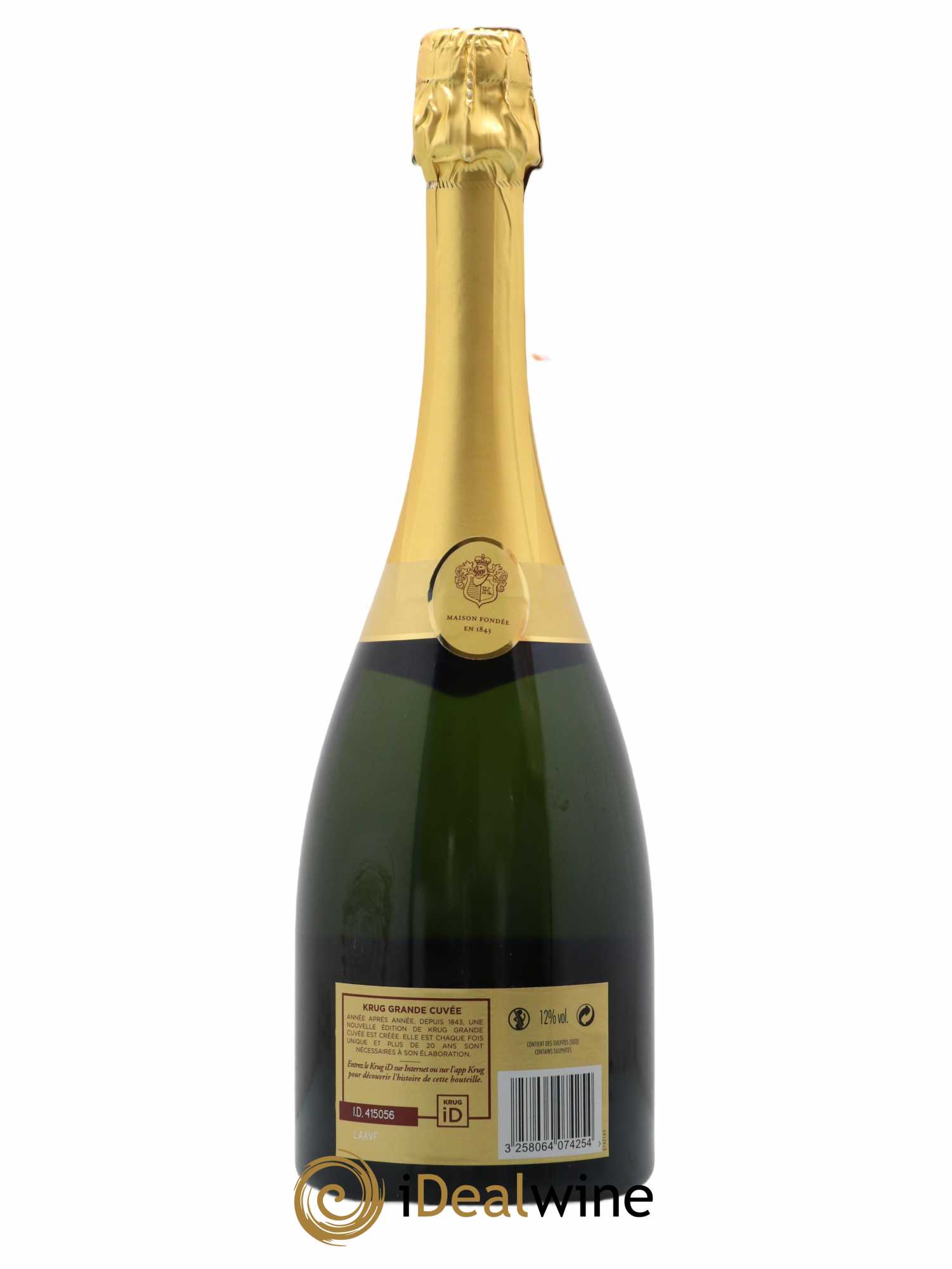 Grande Cuvée - 163ème édition Krug - Lot of 1 bottle - 1