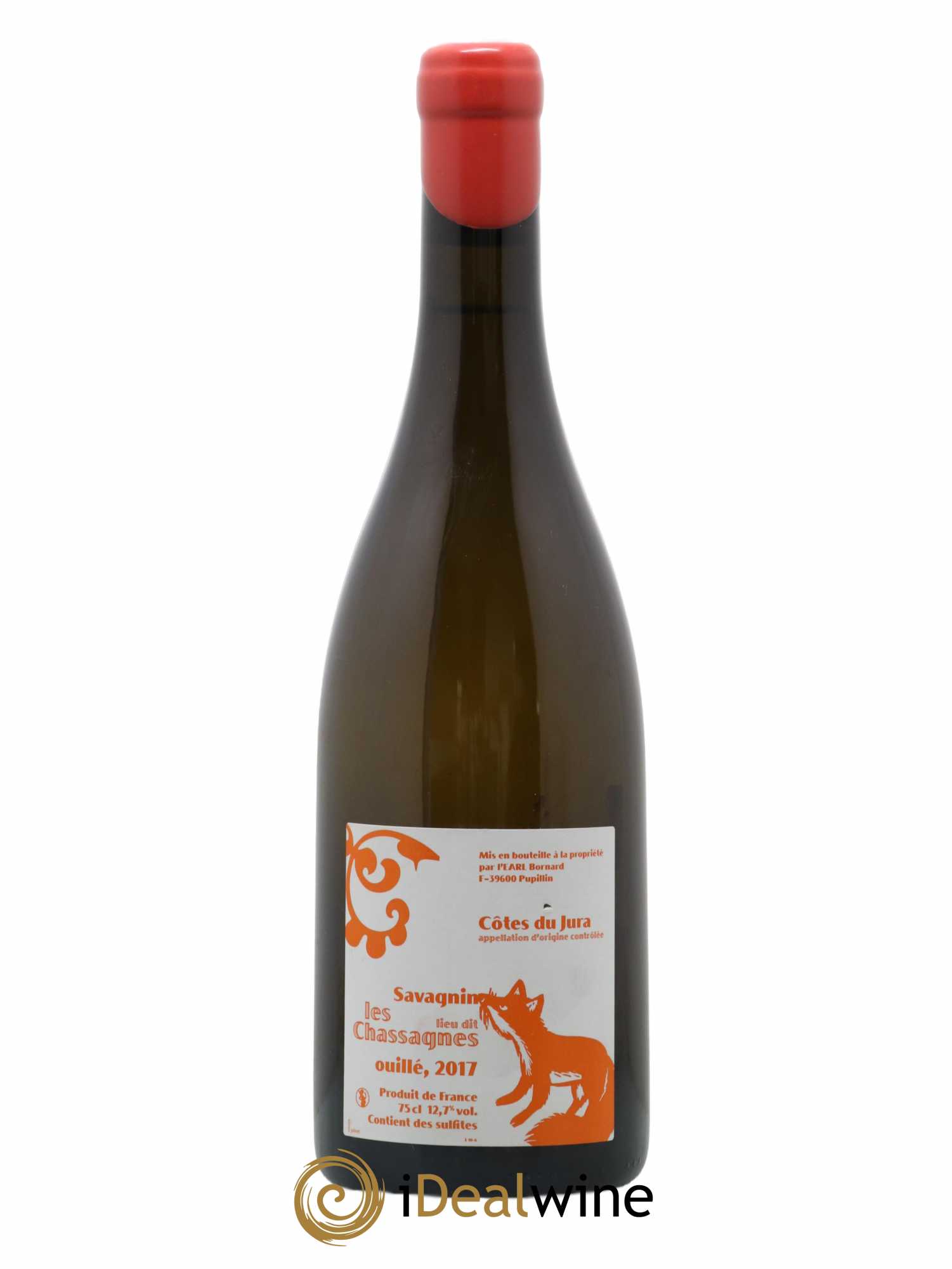 Côtes du Jura Les Chassagnes Savagnin Ouillé Bornard Chalasses Bornard 2017 - Posten von 1 Flasche - 0