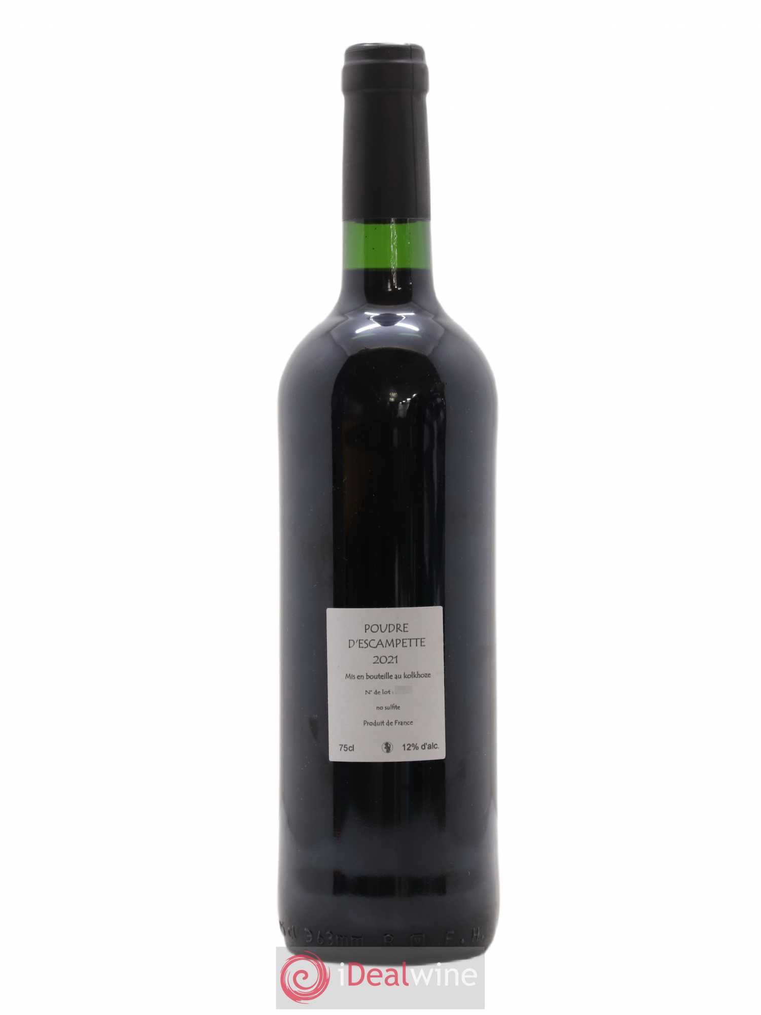Vin de France Poudre d'Escampette Les Vins du Cabanon - Alain Castex  (sans prix de réserve) 2021 - Lot de 1 bouteille - 1
