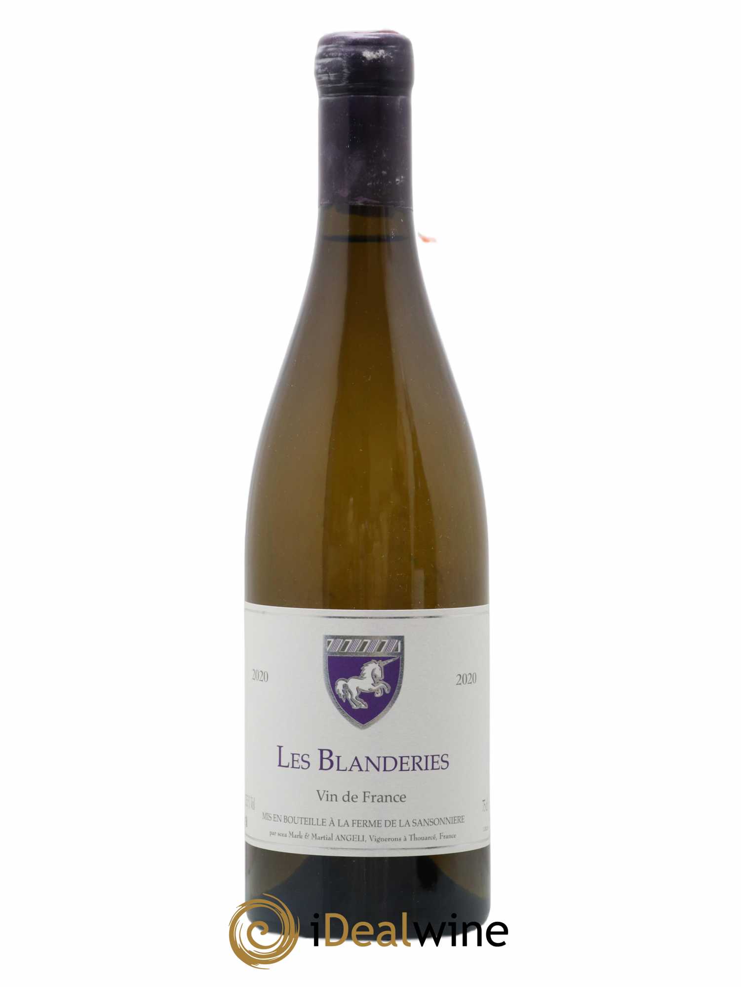 Vin de France Les Blanderies Ferme de la Sansonniere Mark Angeli 2020 - Posten von 1 Flasche - 0