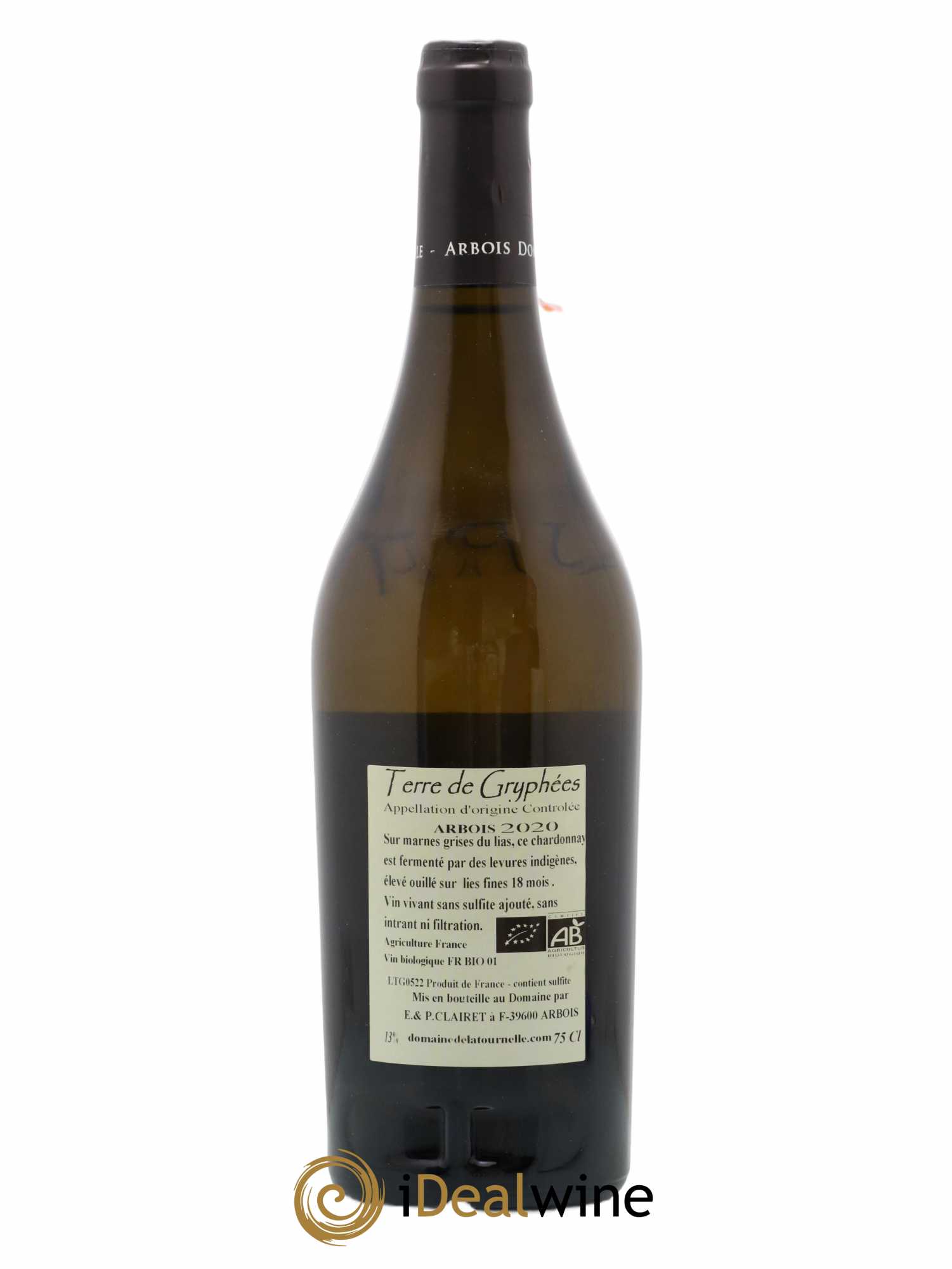 Arbois Terre De Gryphées Domaine de la Tournelle  (no reserve) 2020 - Lot of 1 bottle - 1