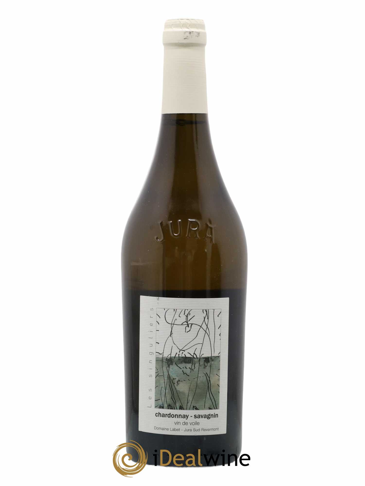 Côtes du Jura Vin de Voile Chardonnay-Savagnin cuvée de garde Romain - Julien - Charline Labet 2019 - Lot de 1 bouteille - 0